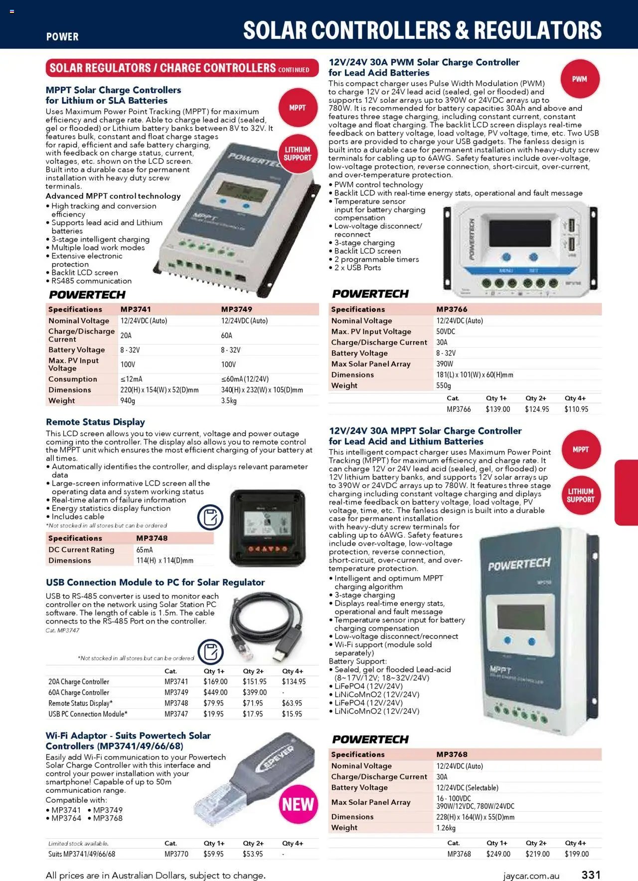 Jaycar Engineering & Scientific Catalogue 2025/2026  (2025-07-09 - 2026-07-09) | 331