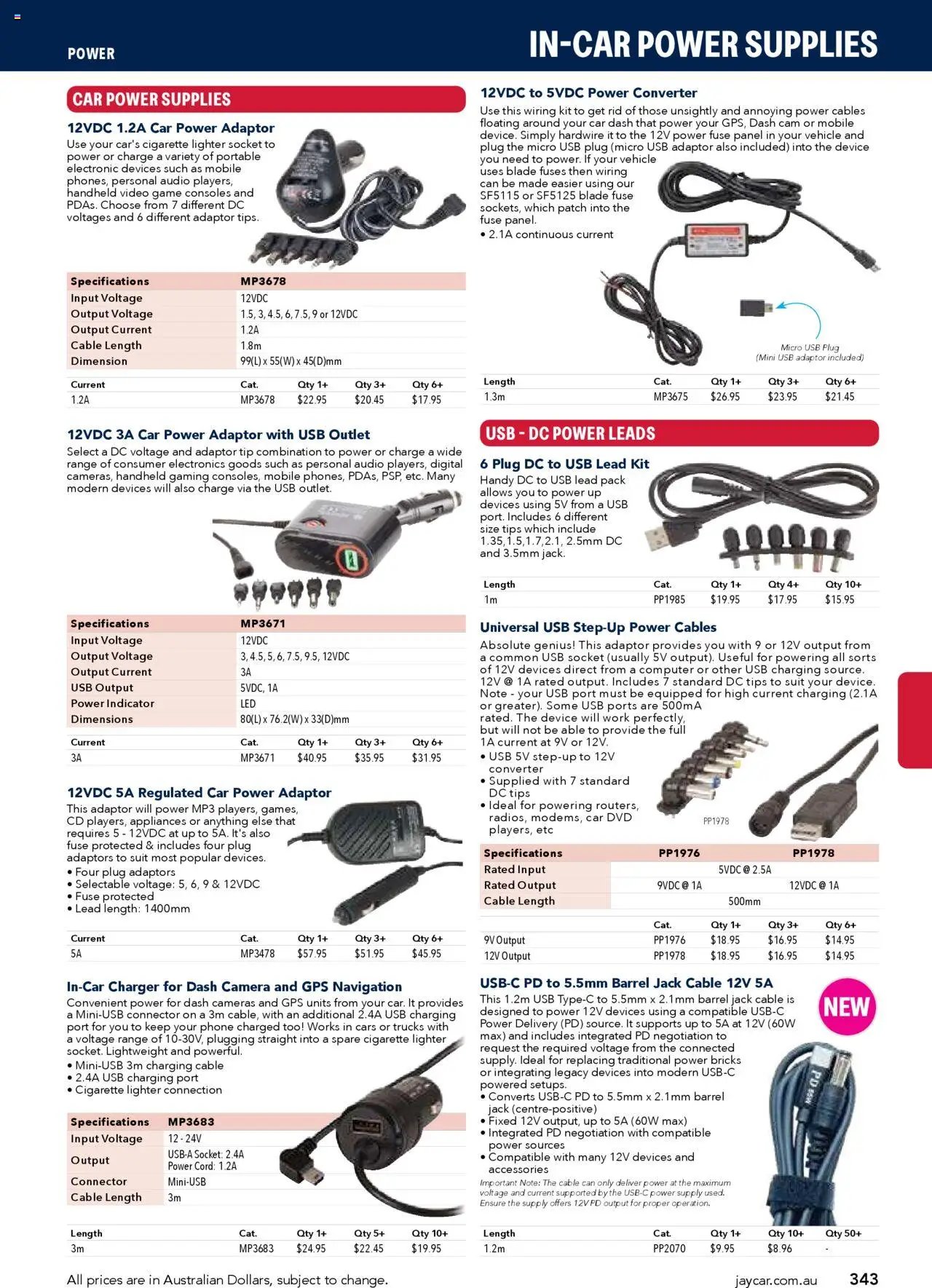 Jaycar Engineering & Scientific Catalogue 2025/2026  (2025-07-09 - 2026-07-09) | 343