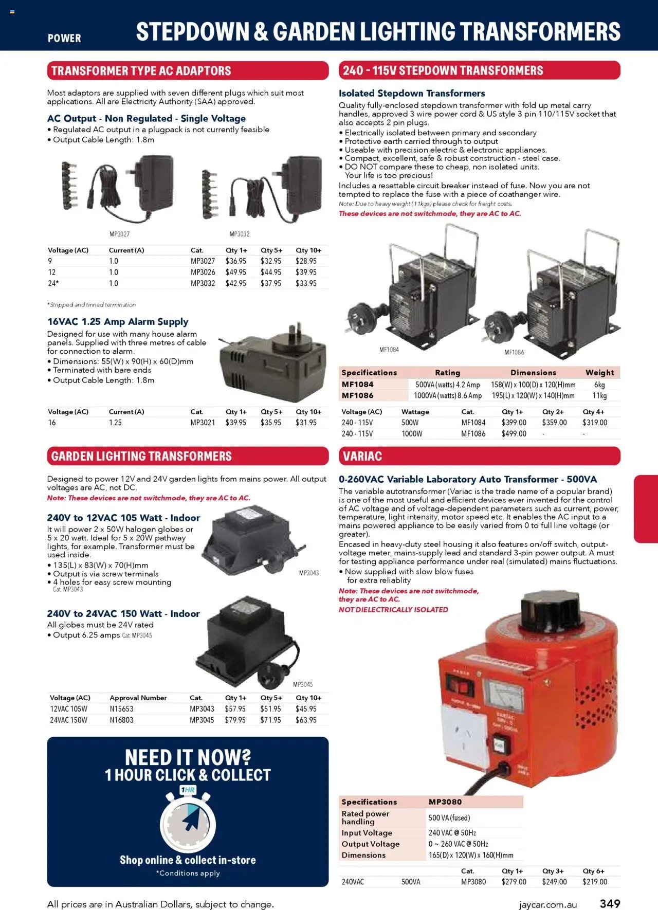 Jaycar Engineering & Scientific Catalogue 2025/2026  (2025-07-09 - 2026-07-09) | 349