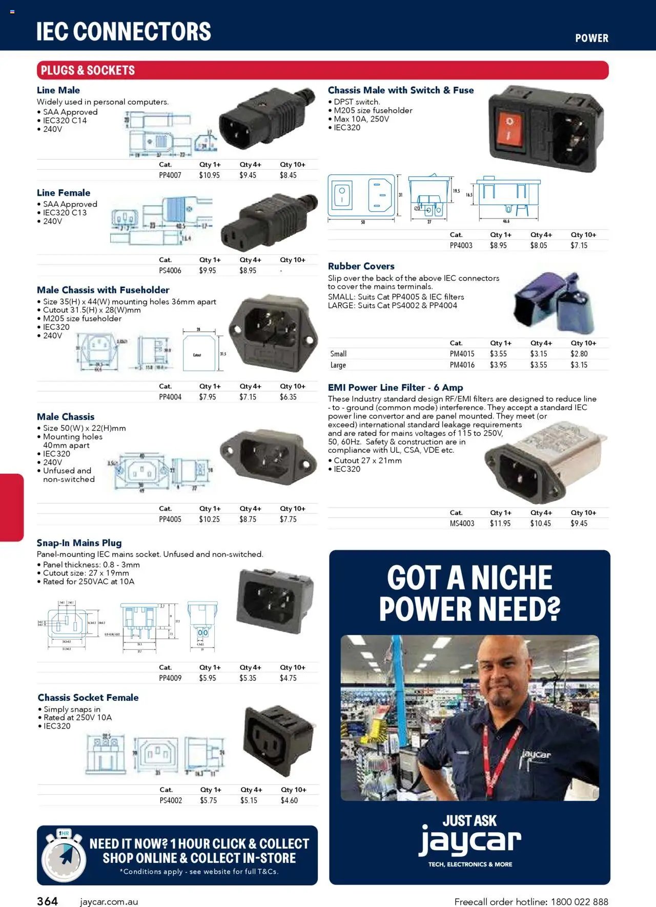 Jaycar Engineering & Scientific Catalogue 2025/2026  (2025-07-09 - 2026-07-09) | 364