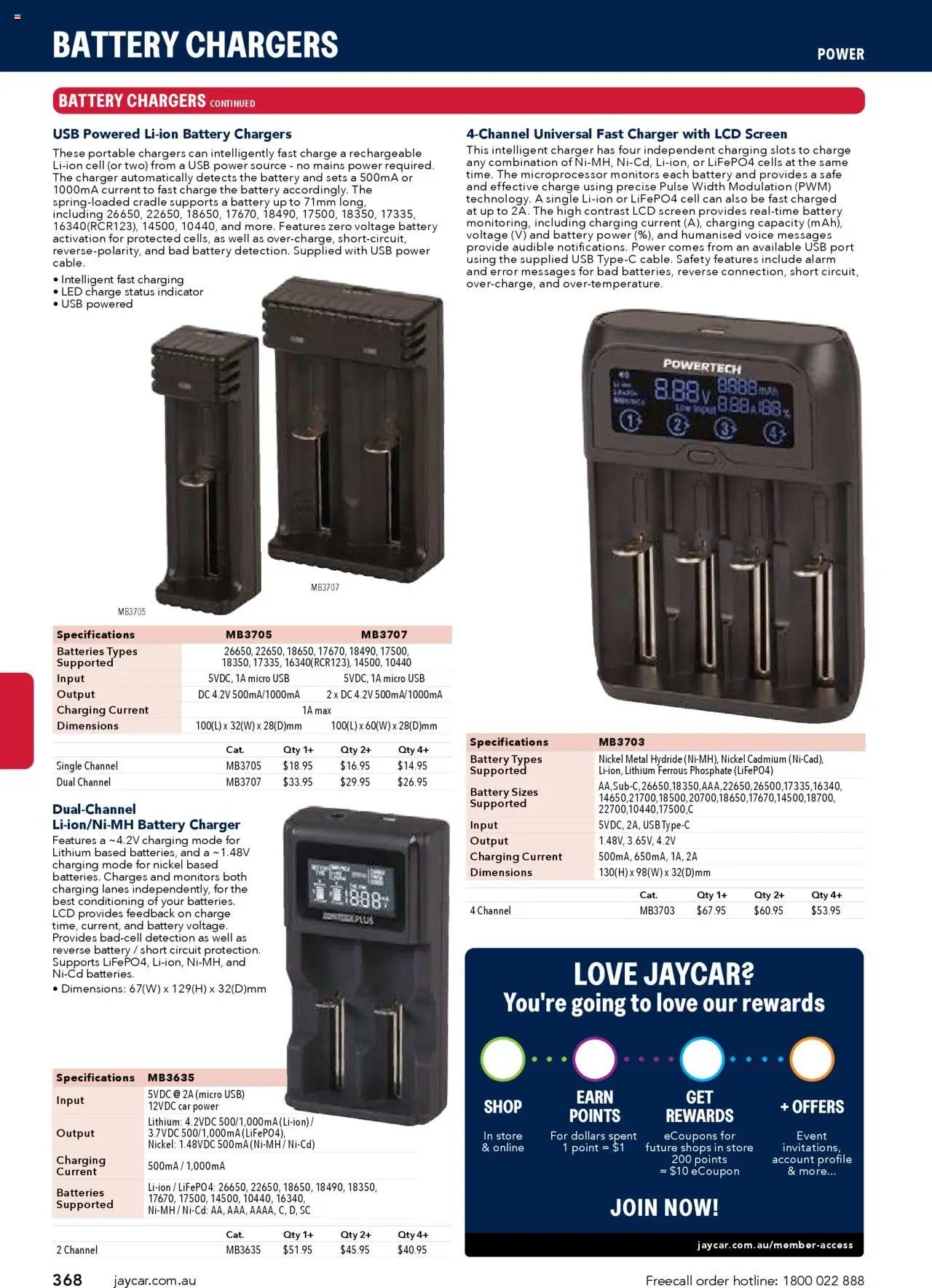 Jaycar Engineering & Scientific Catalogue 2025/2026  (2025-07-09 - 2026-07-09) | 368