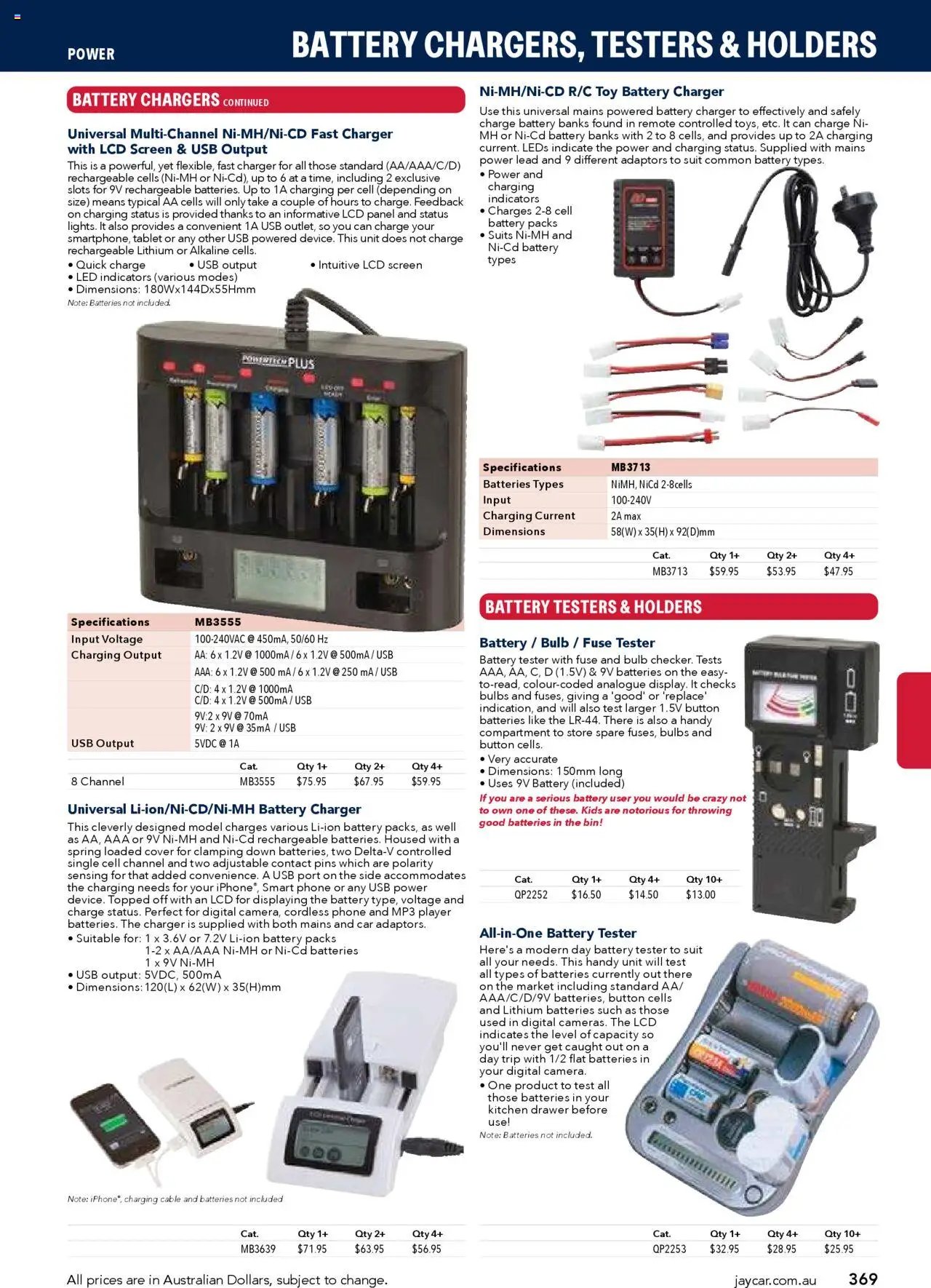 Jaycar Engineering & Scientific Catalogue 2025/2026  (2025-07-09 - 2026-07-09) | 369