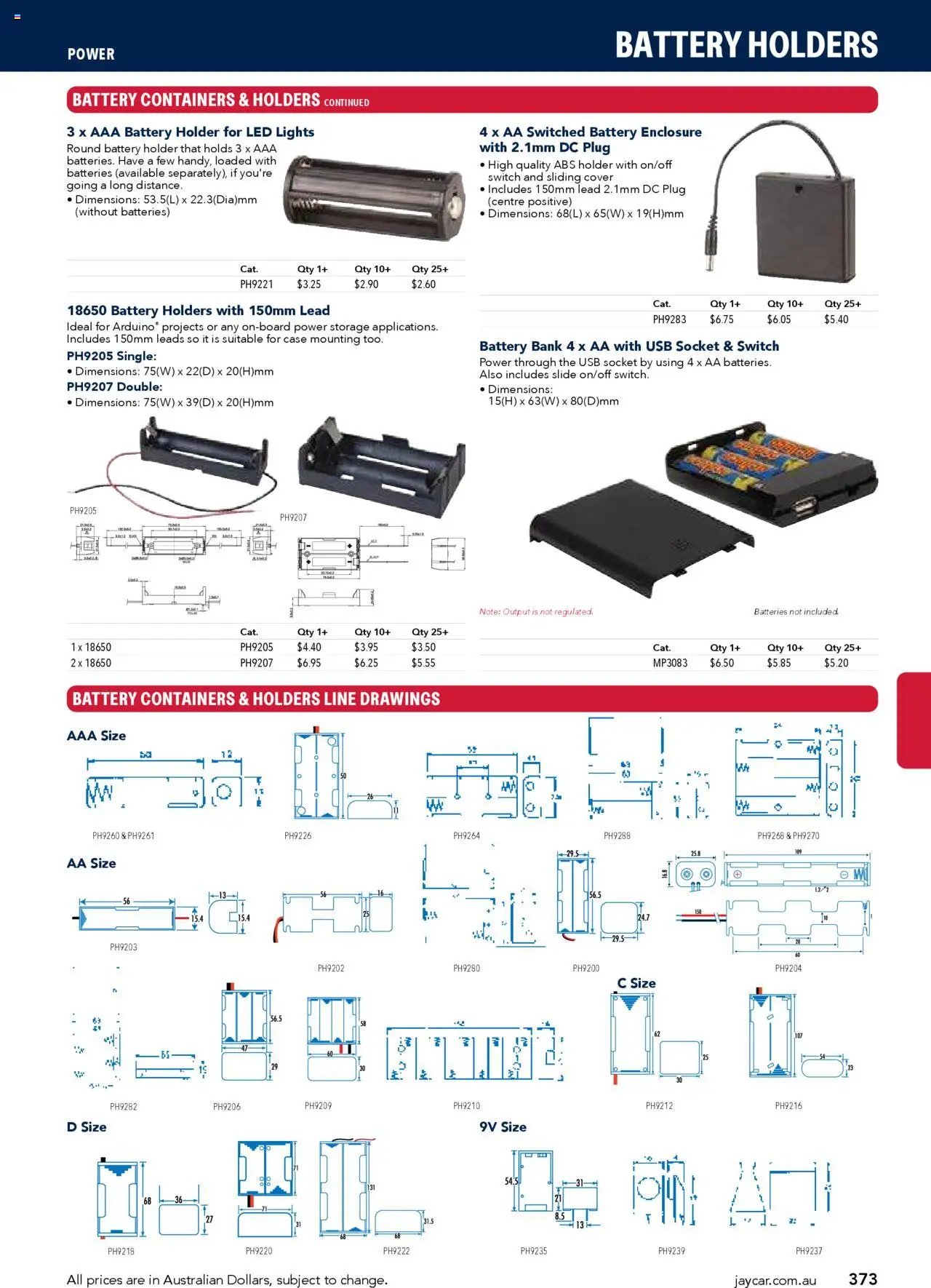 Jaycar Engineering & Scientific Catalogue 2025/2026  (2025-07-09 - 2026-07-09) | 373