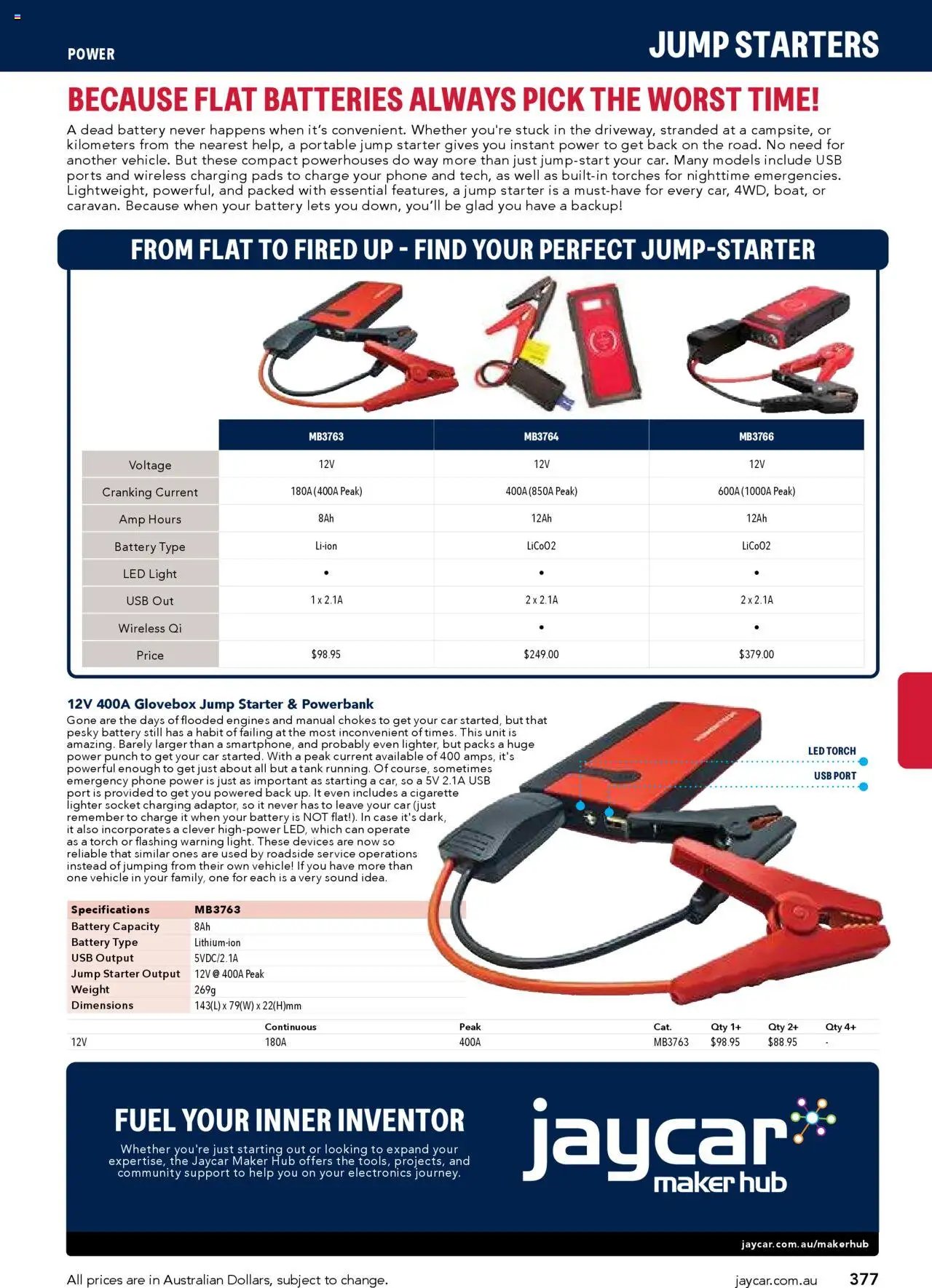 Jaycar Engineering & Scientific Catalogue 2025/2026  (2025-07-09 - 2026-07-09) | 377