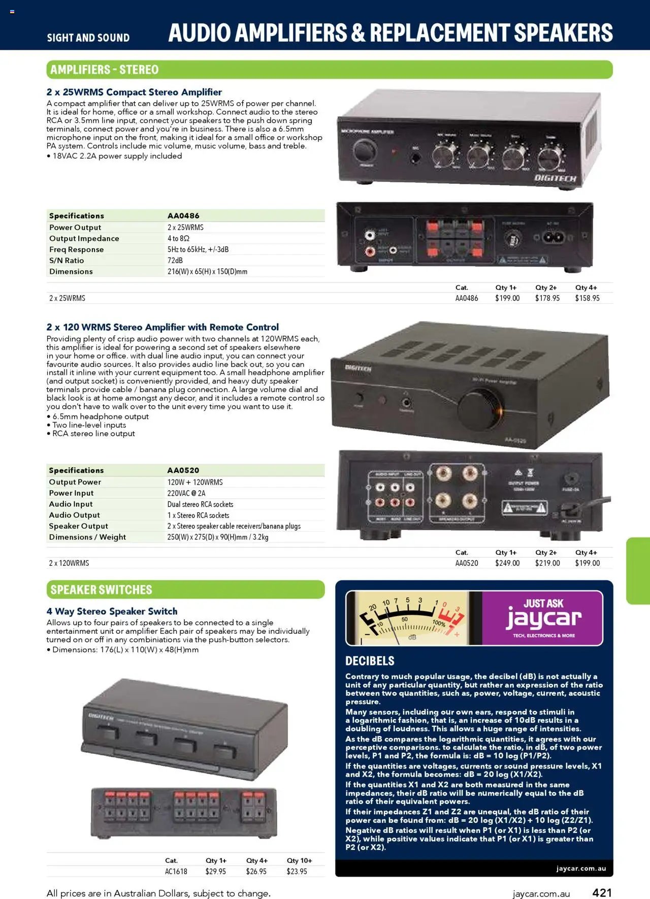 Jaycar Engineering & Scientific Catalogue 2025/2026  (2025-07-09 - 2026-07-09) | 421