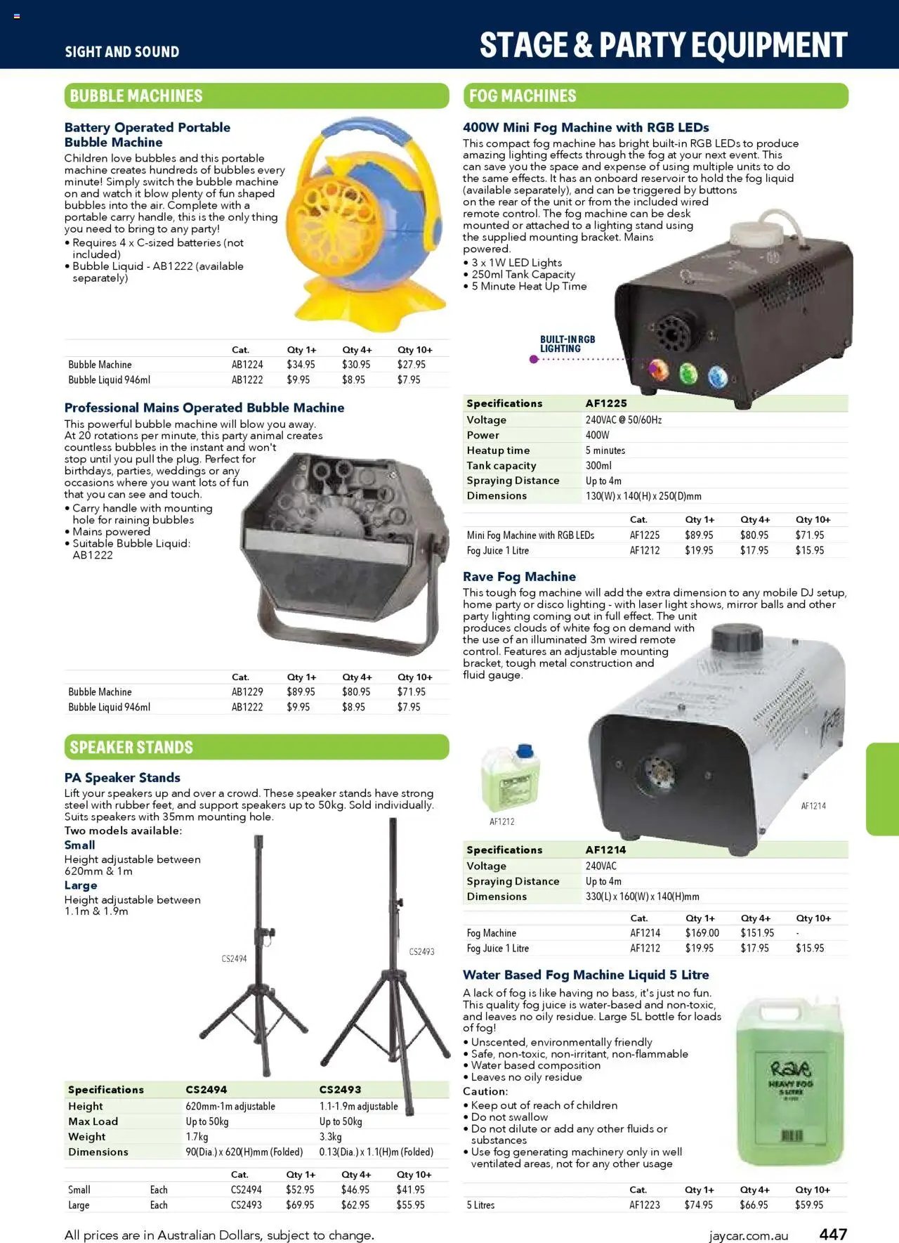 Jaycar Engineering & Scientific Catalogue 2025/2026  (2025-07-09 - 2026-07-09) | 447
