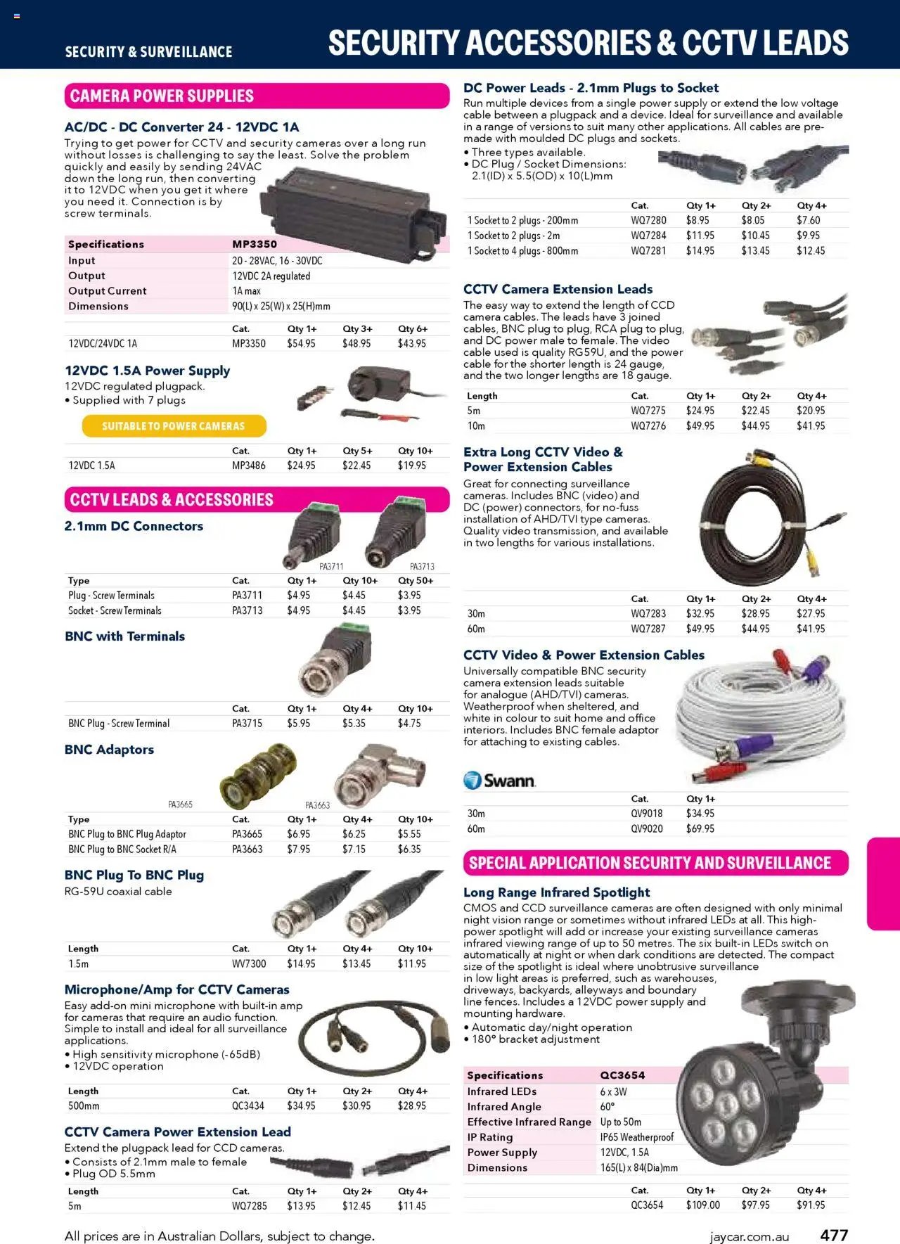 Jaycar Engineering & Scientific Catalogue 2025/2026  (2025-07-09 - 2026-07-09) | 477