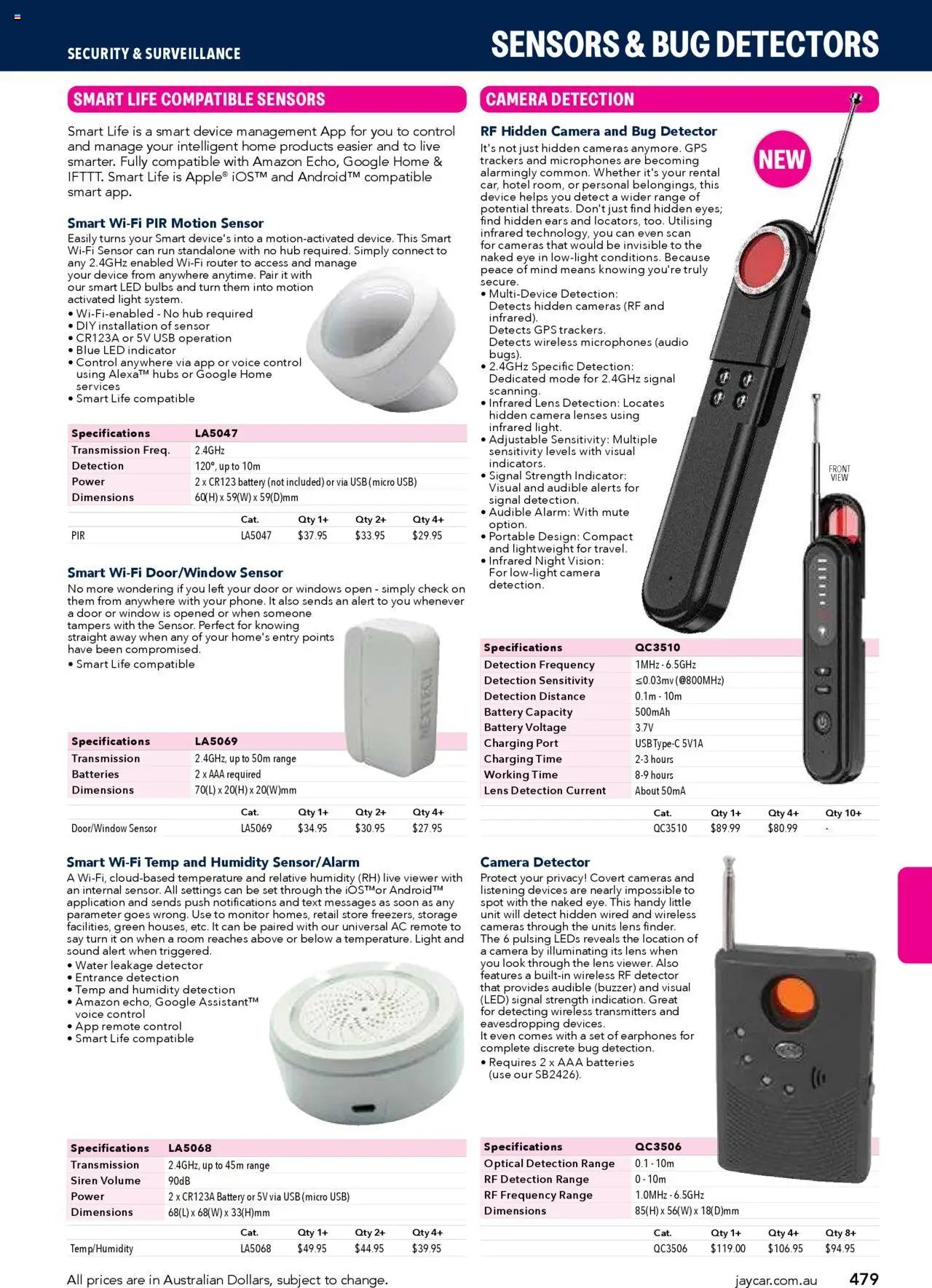 Jaycar Engineering & Scientific Catalogue 2025/2026  (2025-07-09 - 2026-07-09) | 479