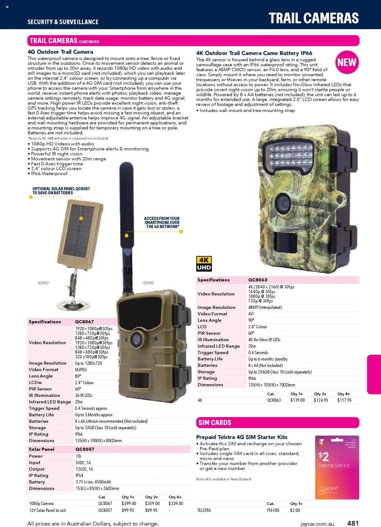 Jaycar Engineering & Scientific Catalogue 2025/2026  (2025-07-09 - 2026-07-09) | 481