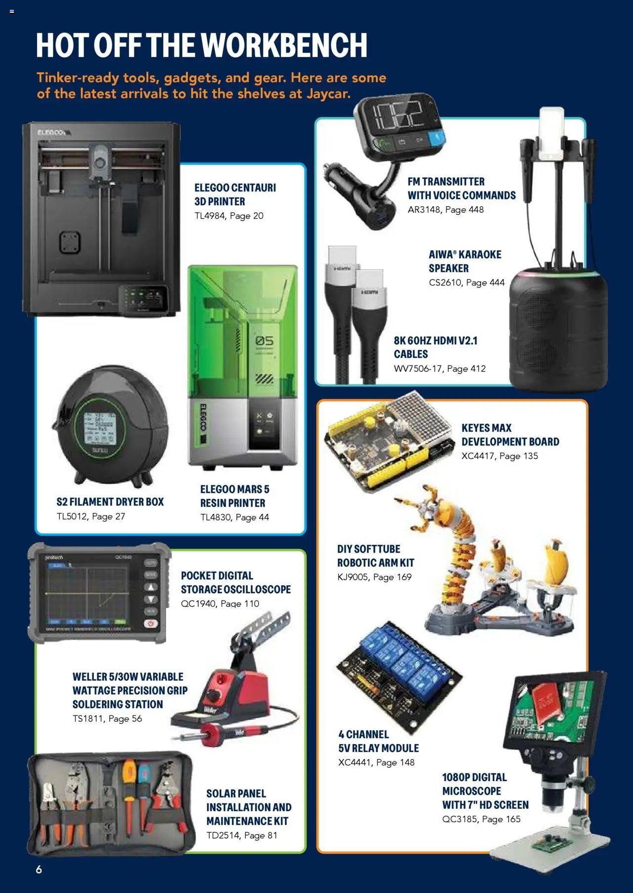Jaycar Engineering & Scientific Catalogue 2025/2026  (2025-07-09 - 2026-07-09) | 6