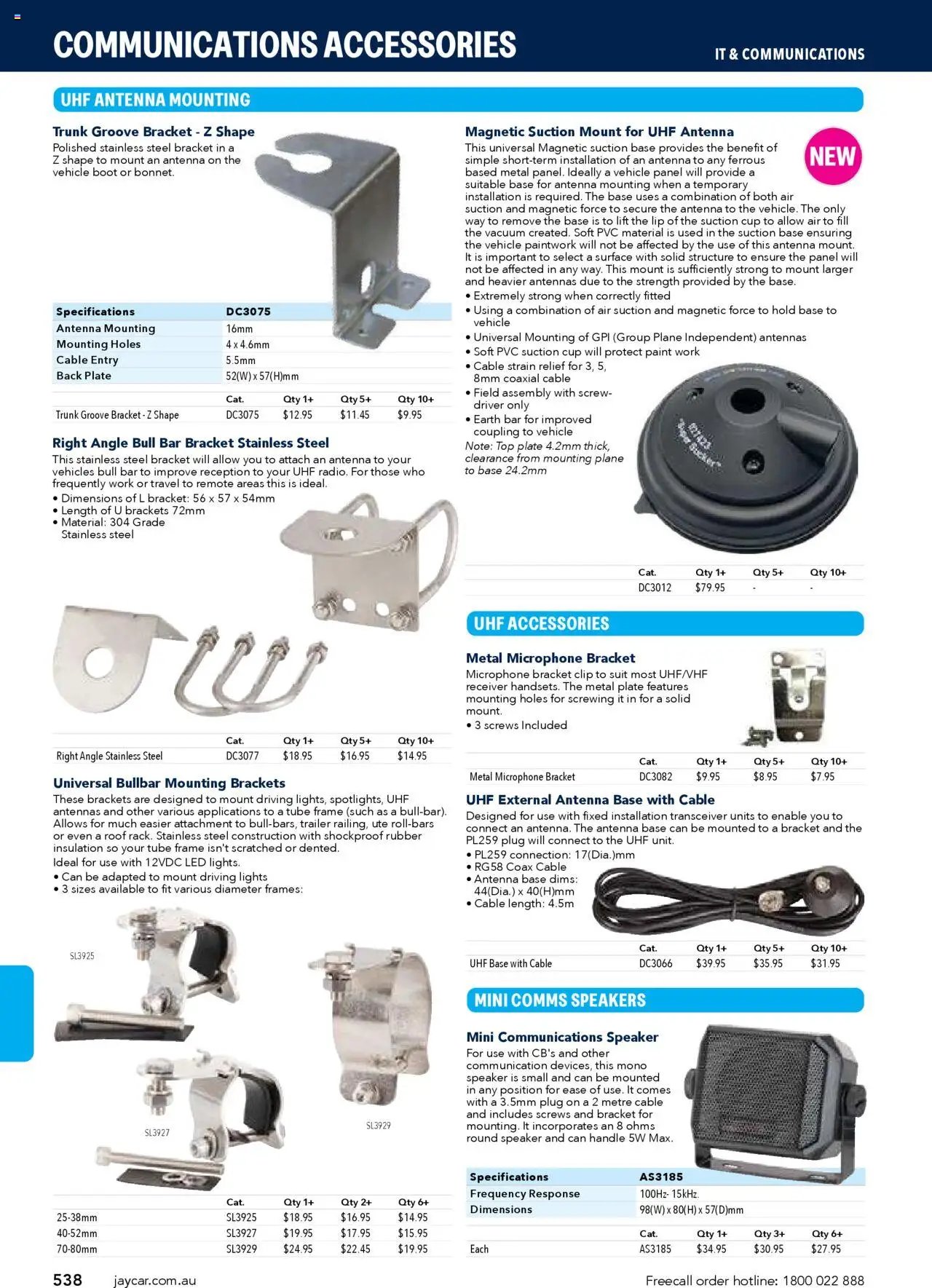 Jaycar Engineering & Scientific Catalogue 2025/2026  (2025-07-09 - 2026-07-09) | 538