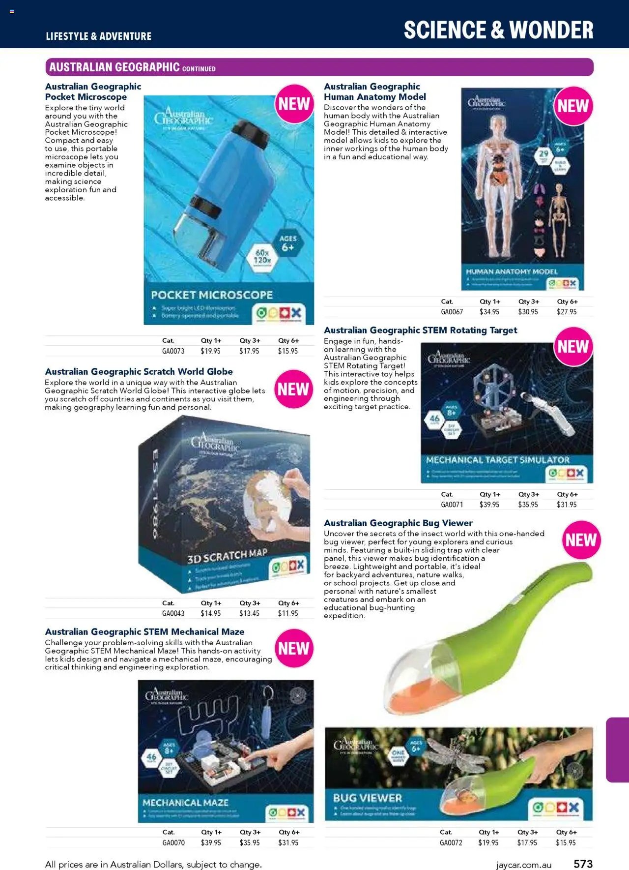 Jaycar Engineering & Scientific Catalogue 2025/2026  (2025-07-09 - 2026-07-09) | 573