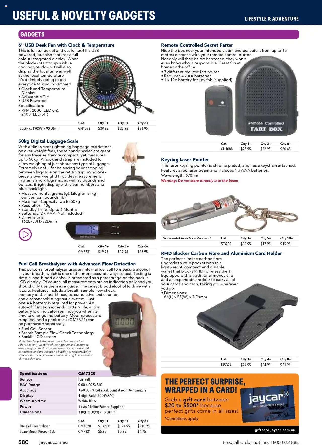 Jaycar Engineering & Scientific Catalogue 2025/2026  (2025-07-09 - 2026-07-09) | 580