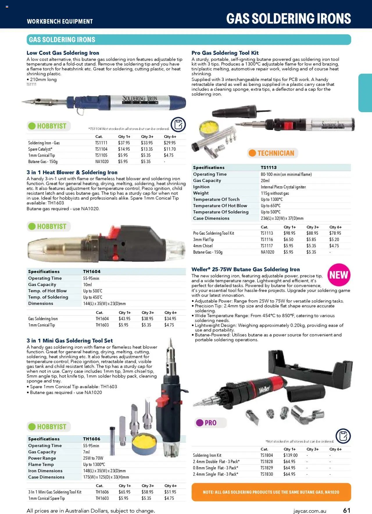 Jaycar Engineering & Scientific Catalogue 2025/2026  (2025-07-09 - 2026-07-09) | 61