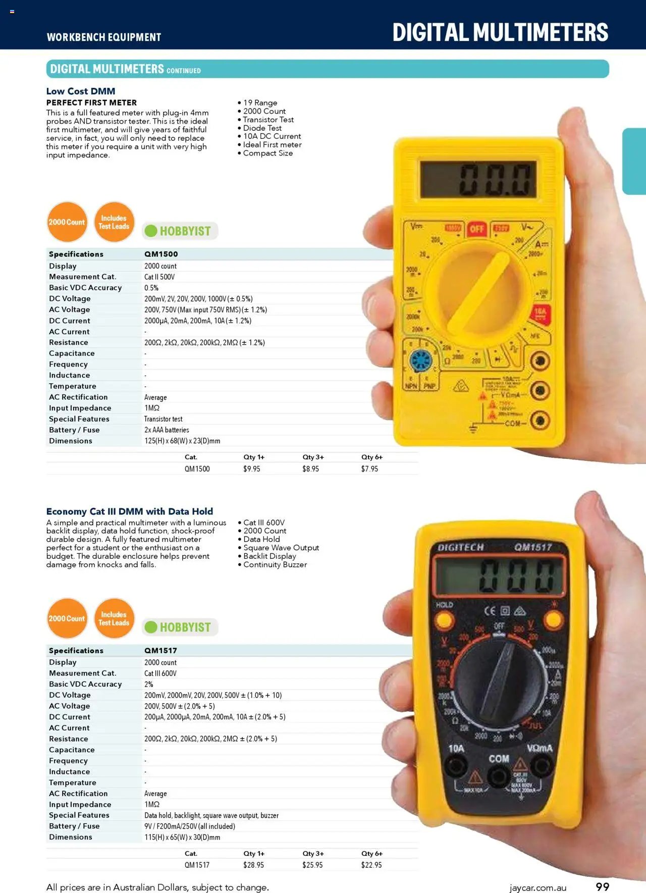 Jaycar Engineering & Scientific Catalogue 2025/2026  (2025-07-09 - 2026-07-09) | 99