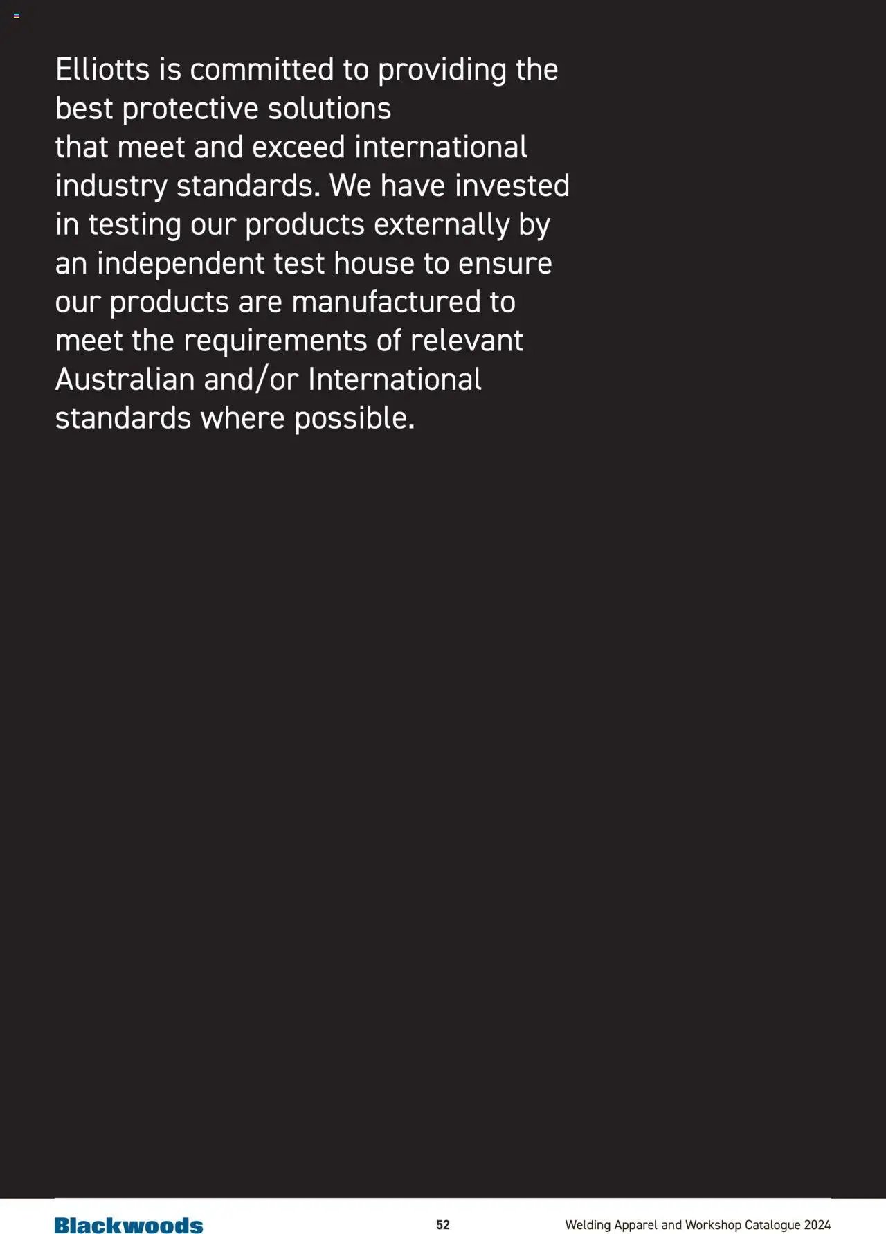 Black Woods Welding Catalogue (2024-07-22 - 2026-07-22) | 52