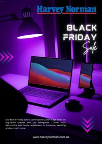 Harvey Norman Black Friday Notice