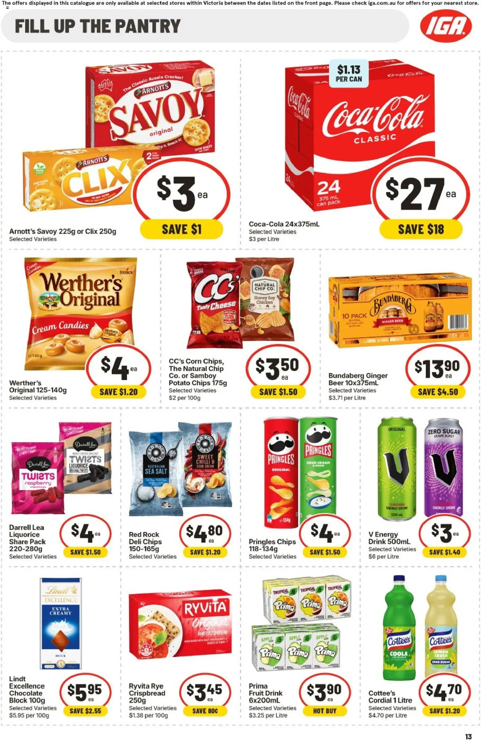 IGA catalogue VIC