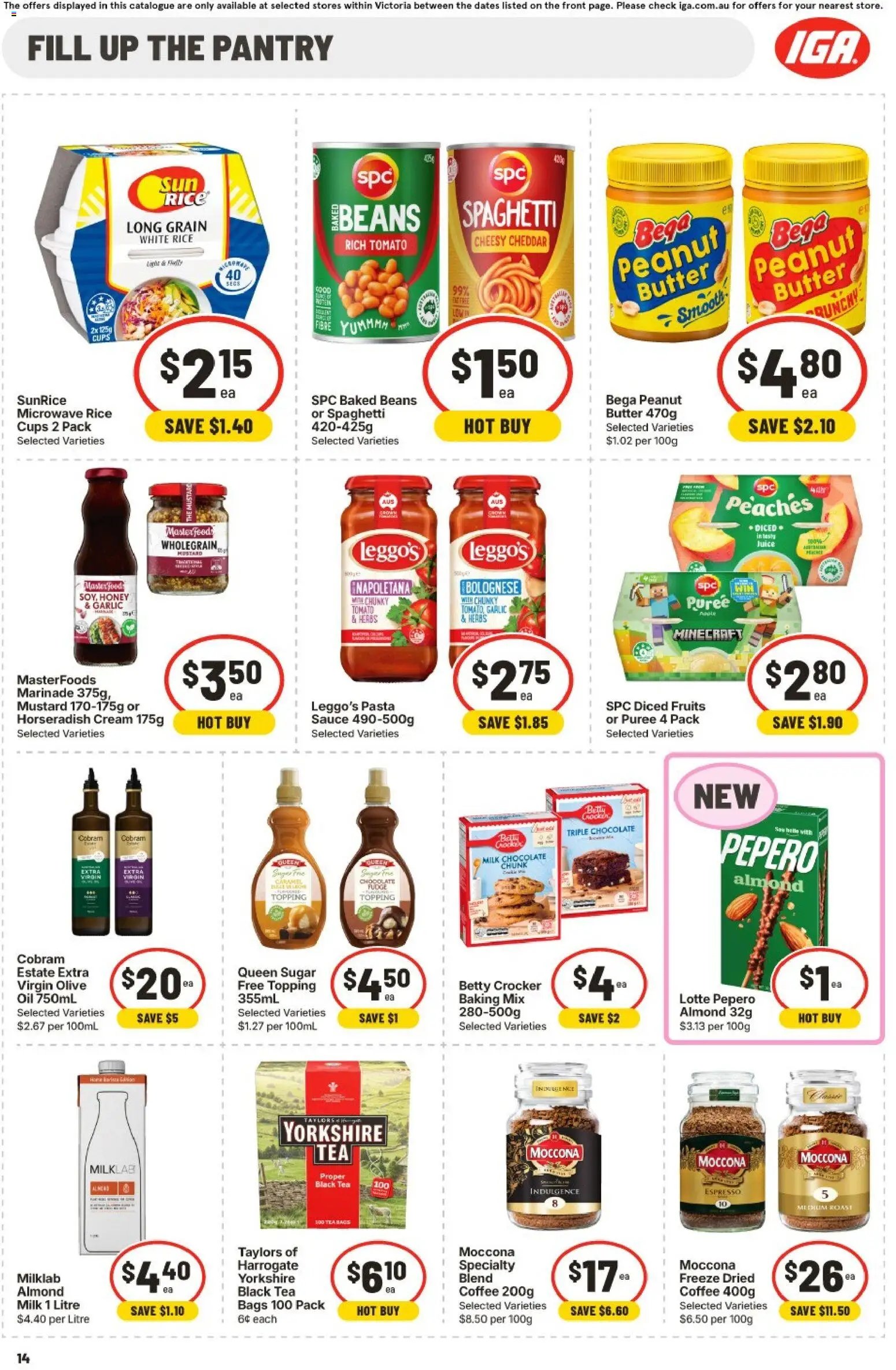 IGA catalogue VIC