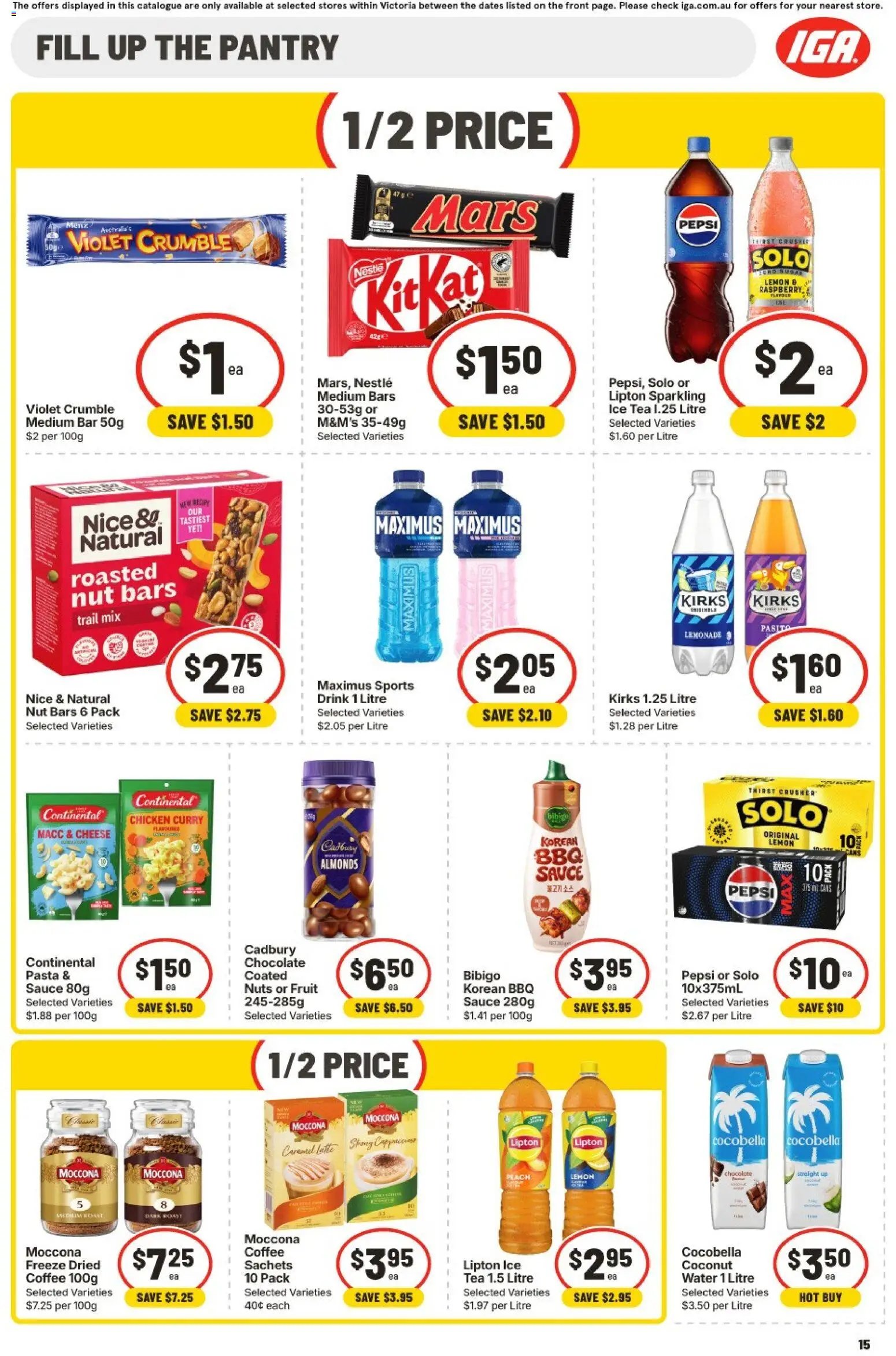 IGA catalogue VIC