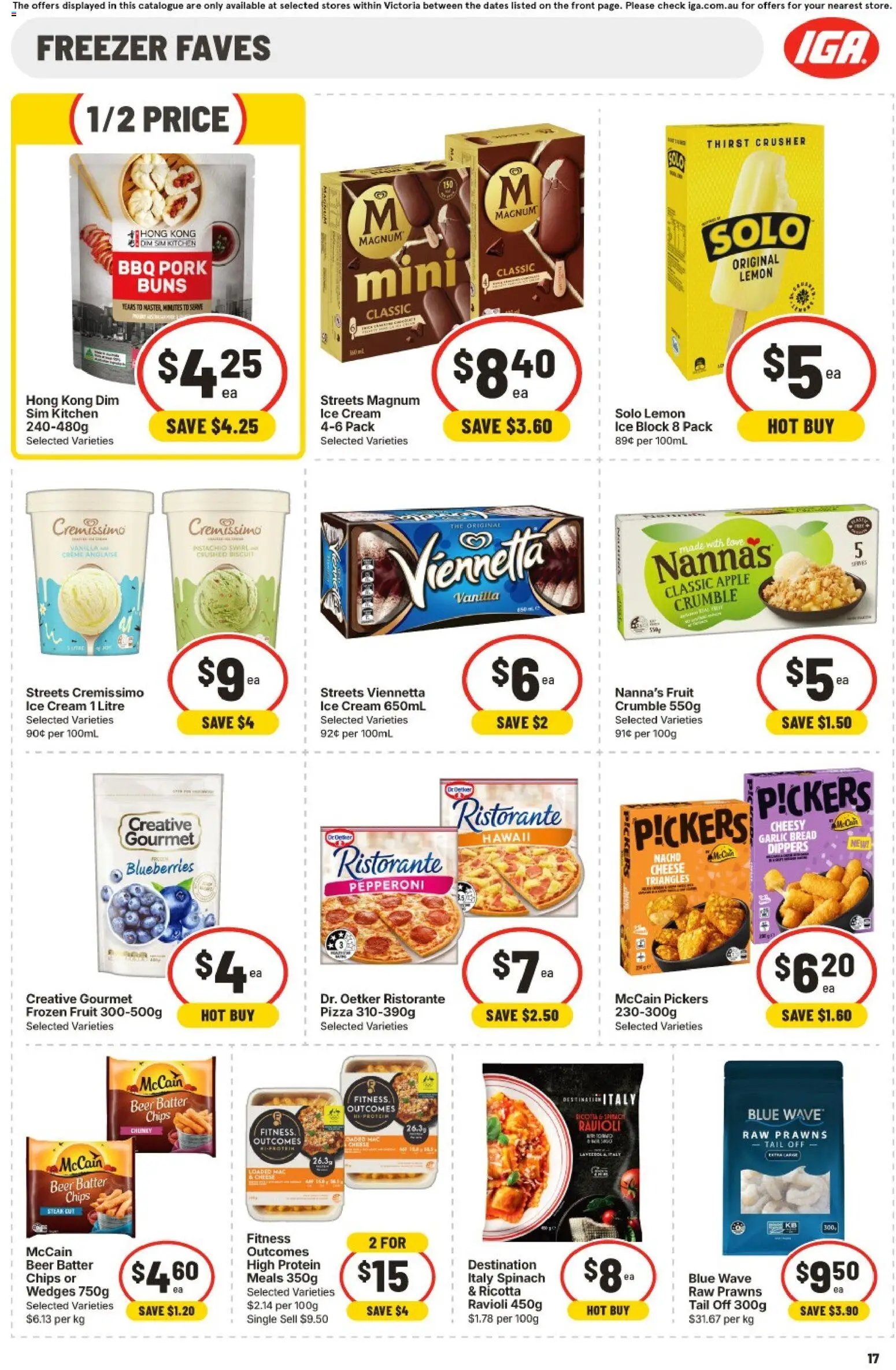 IGA catalogue VIC