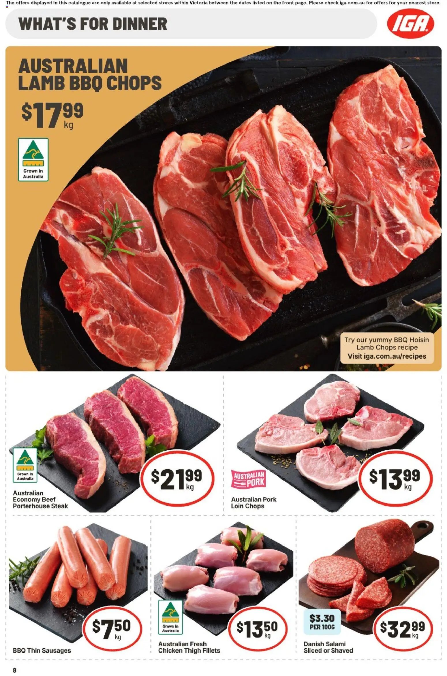 IGA catalogue VIC