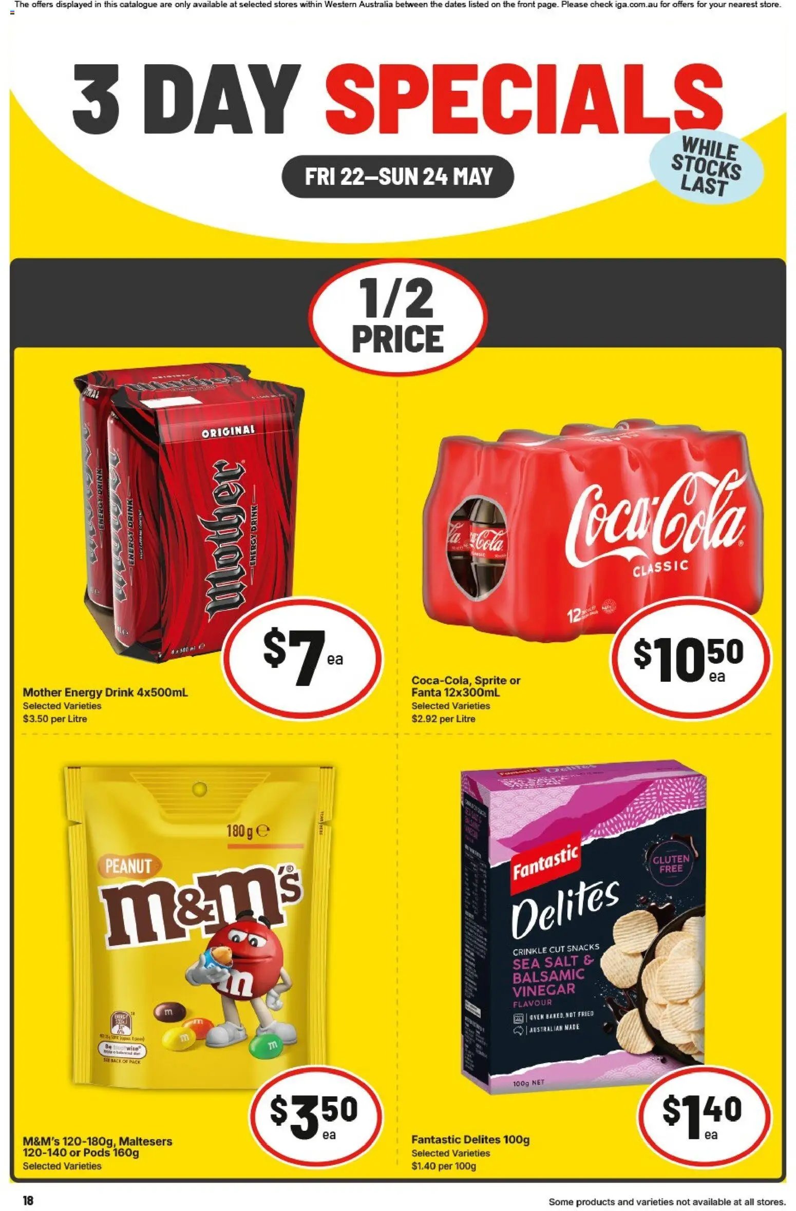 IGA 3 Day Specials - WA Medium Metro (2026-05-22 - 2026-05-24) | 2