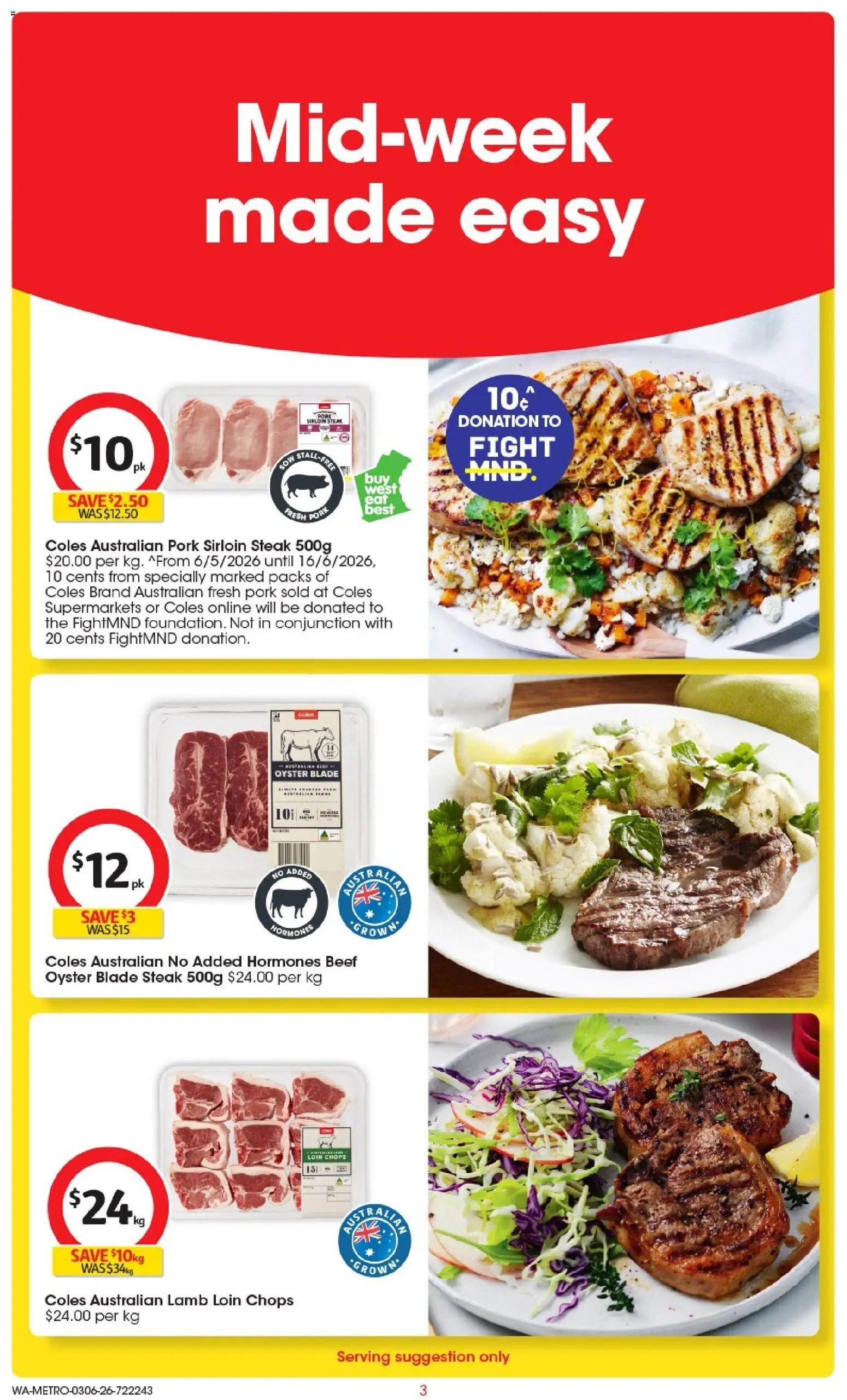 Coles catalogue WA