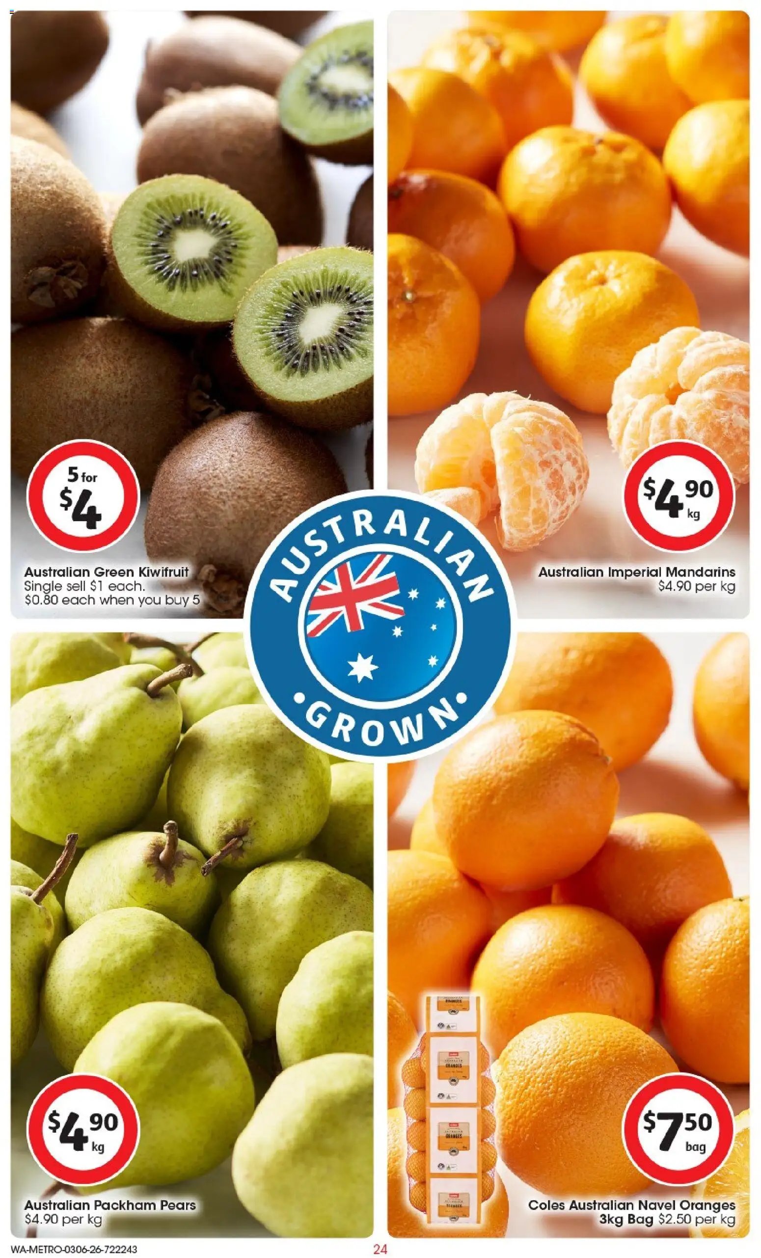 Coles catalogue WA