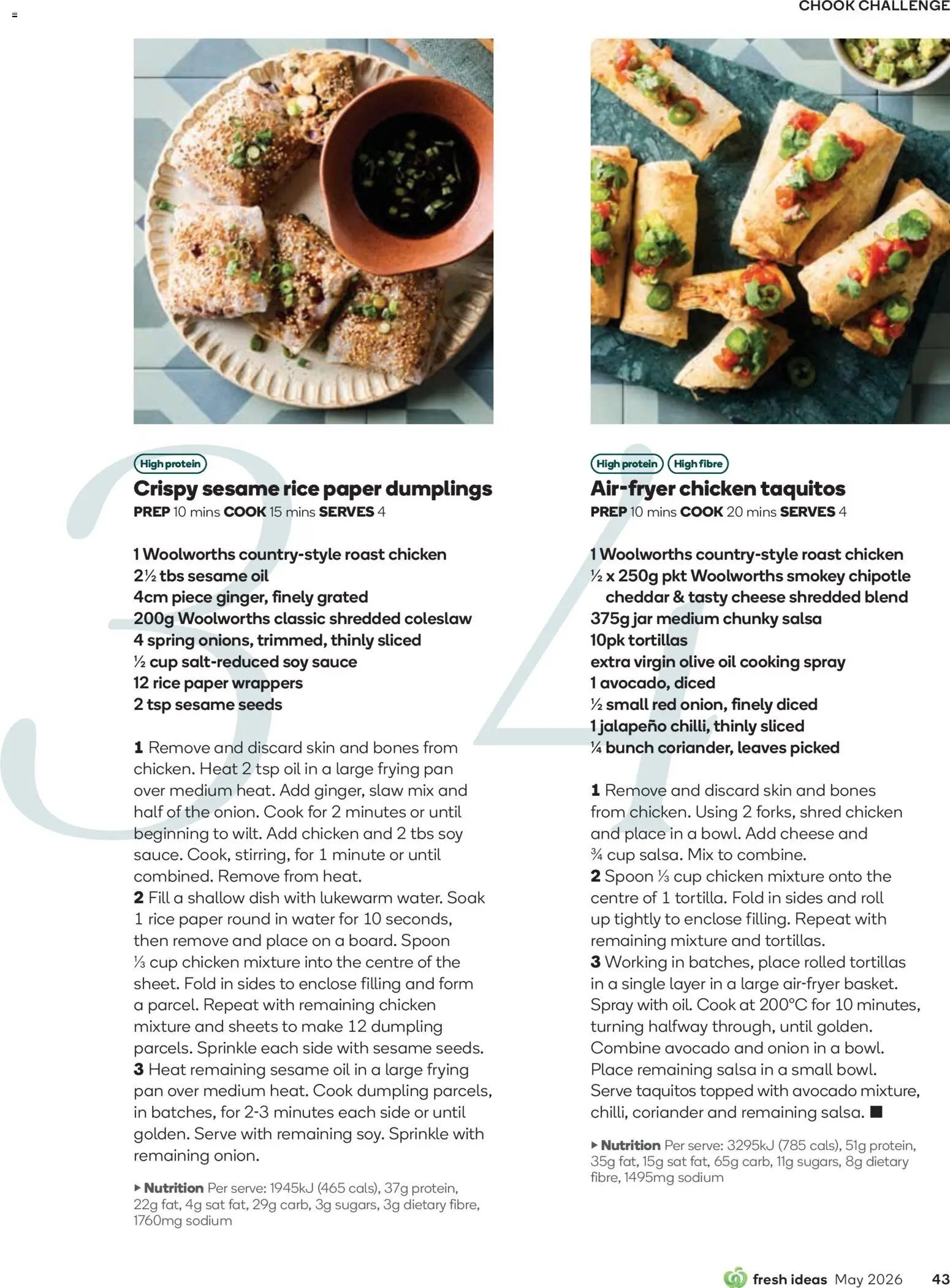 Woolworths Fresh Ideas magazine (2026-05-01 - 2026-05-31) | 43