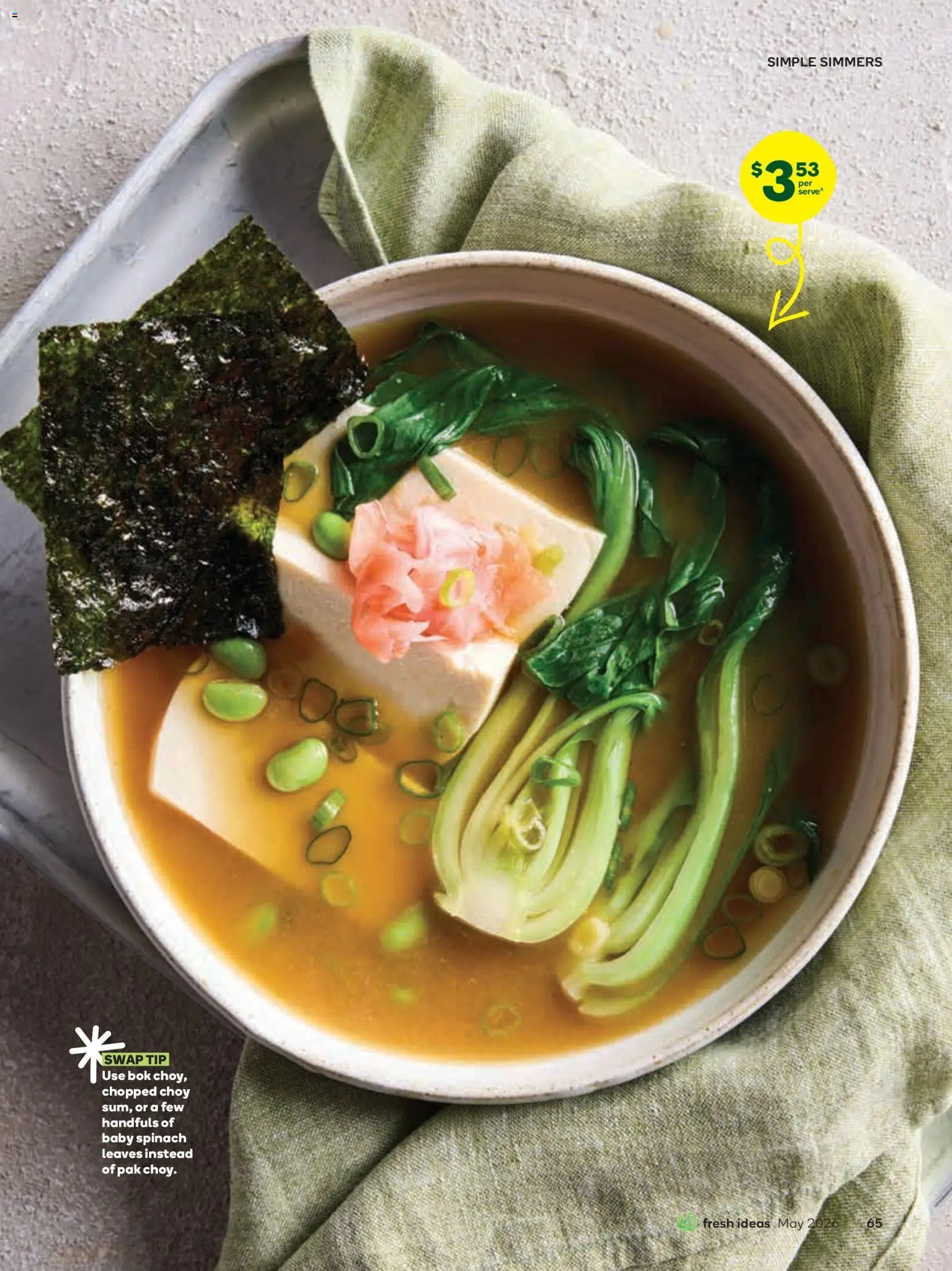 Woolworths Fresh Ideas magazine (2026-05-01 - 2026-05-31) | 65