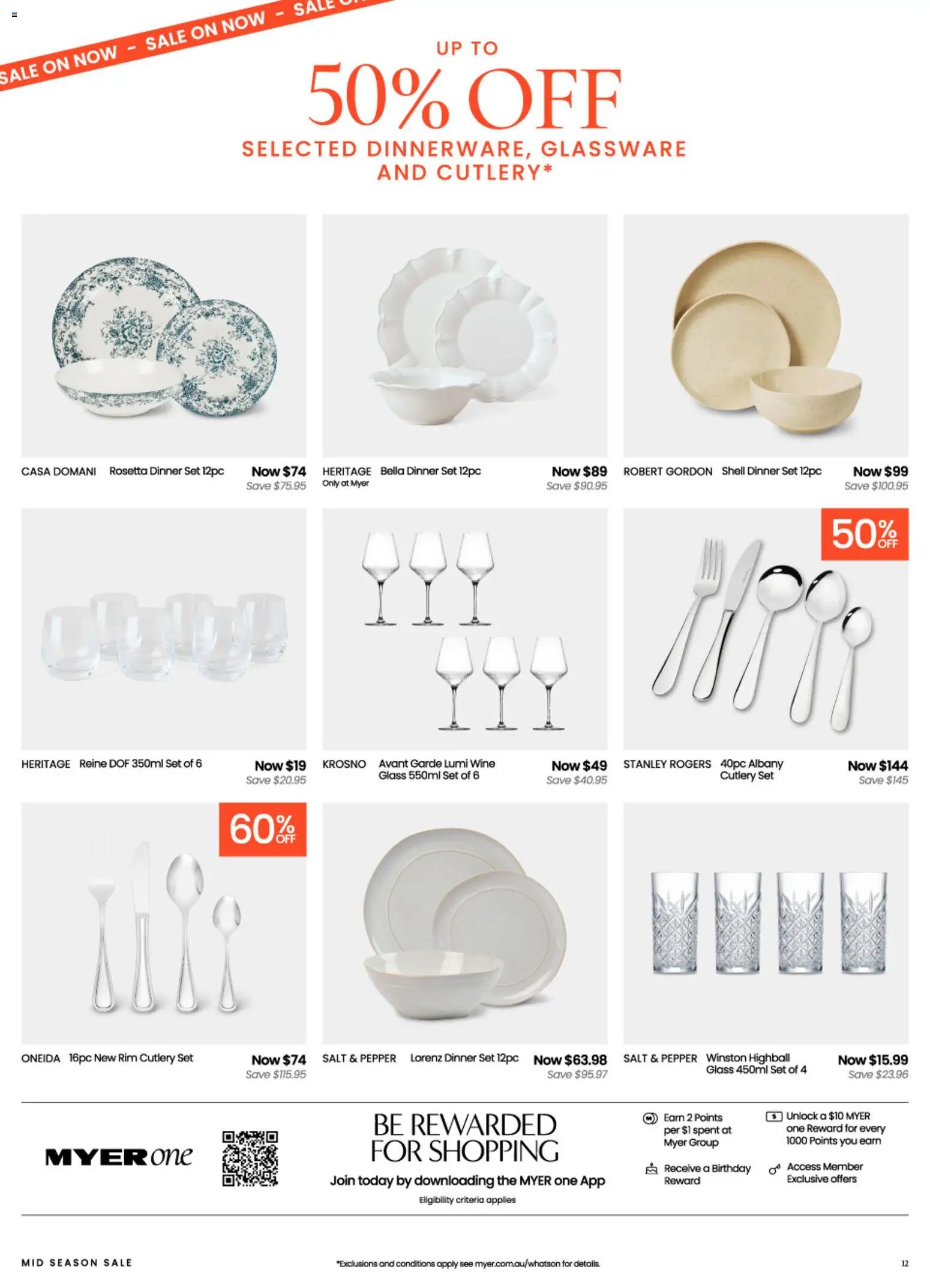 Myer Mid Season Sale
