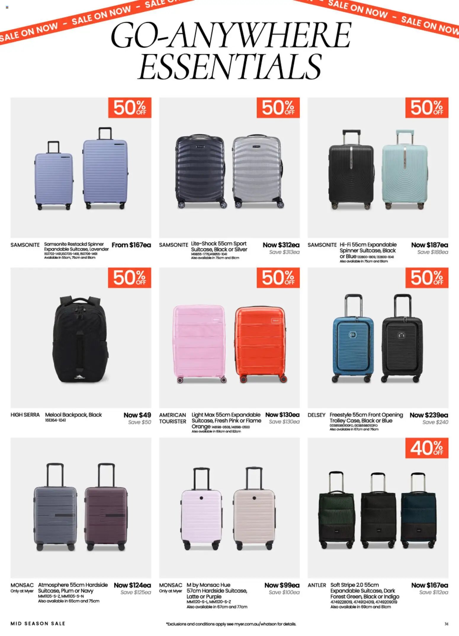 Myer Mid Season Sale