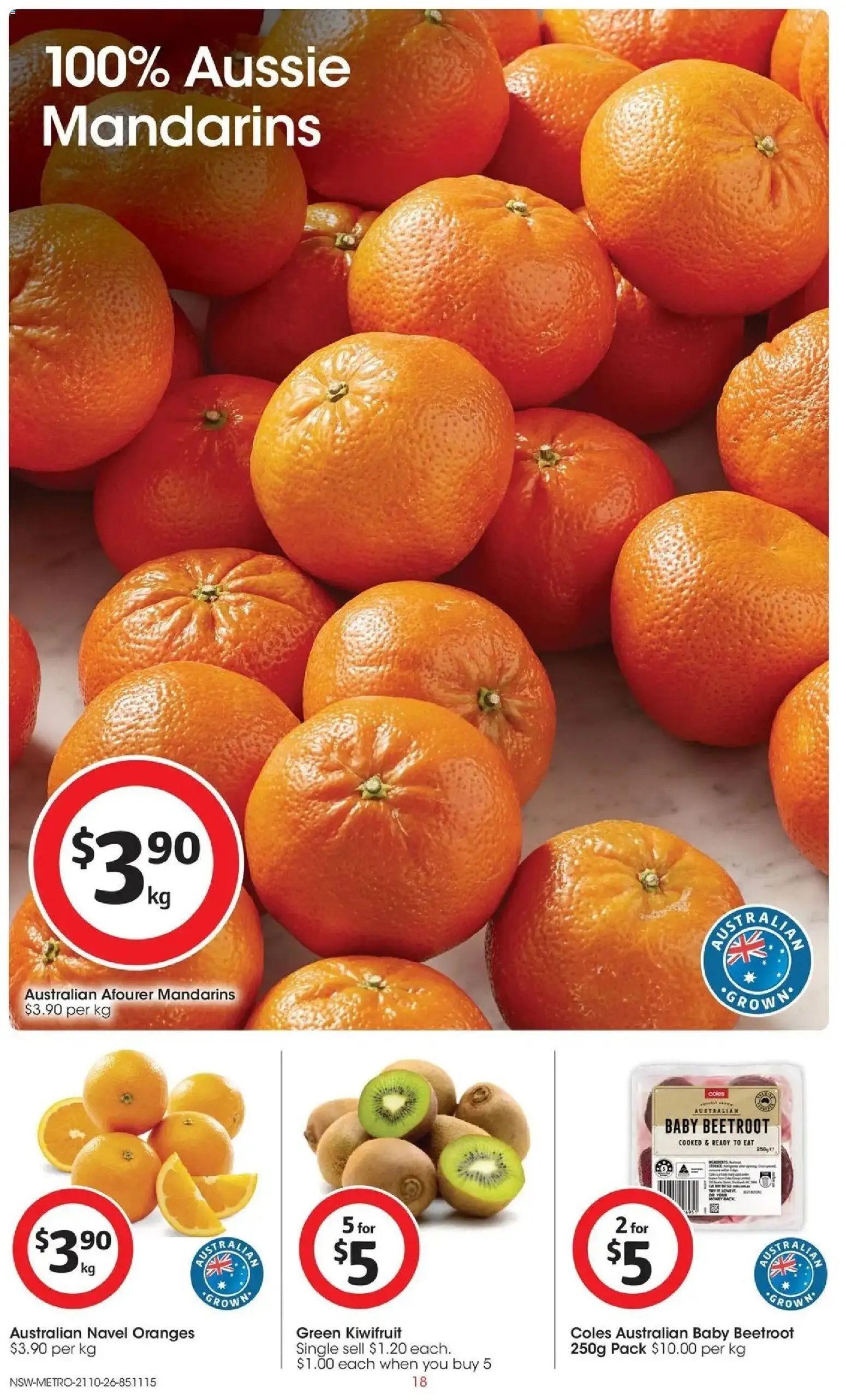 Coles catalogue NSW