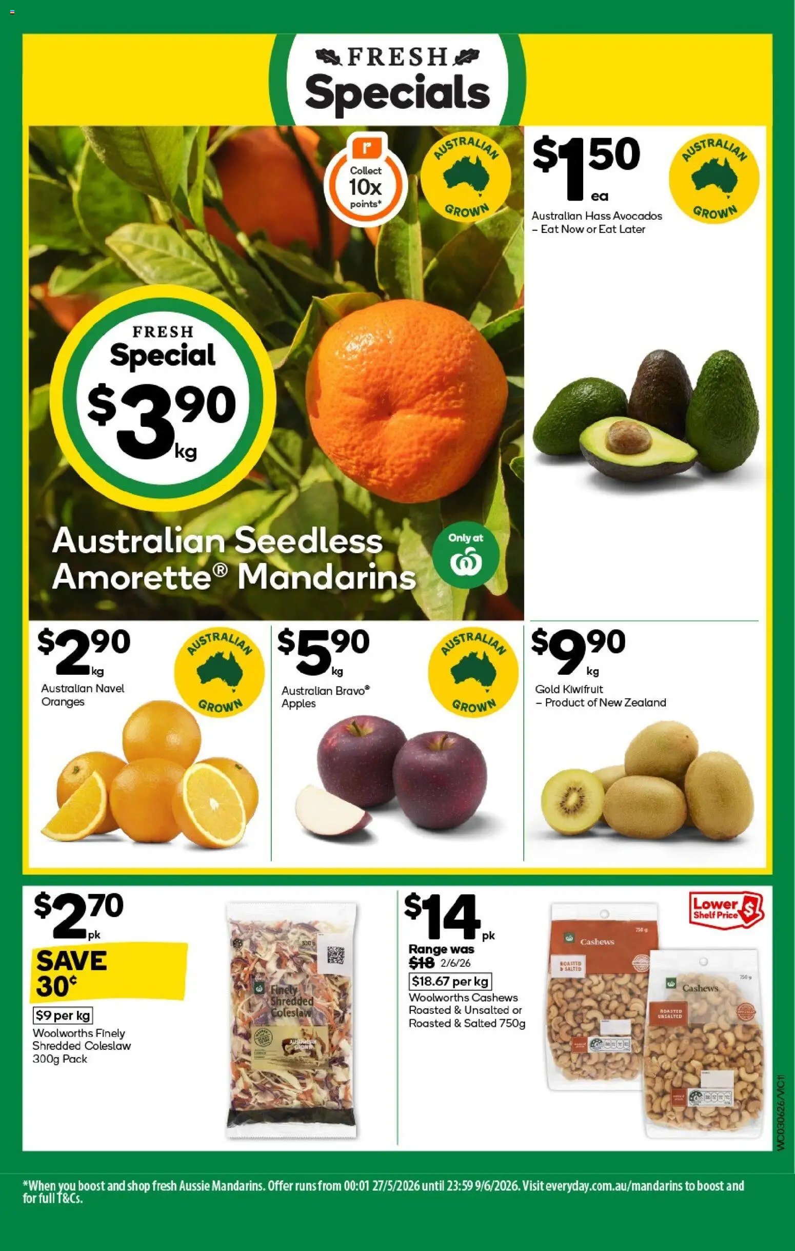 Woolworths catalogue NSW South