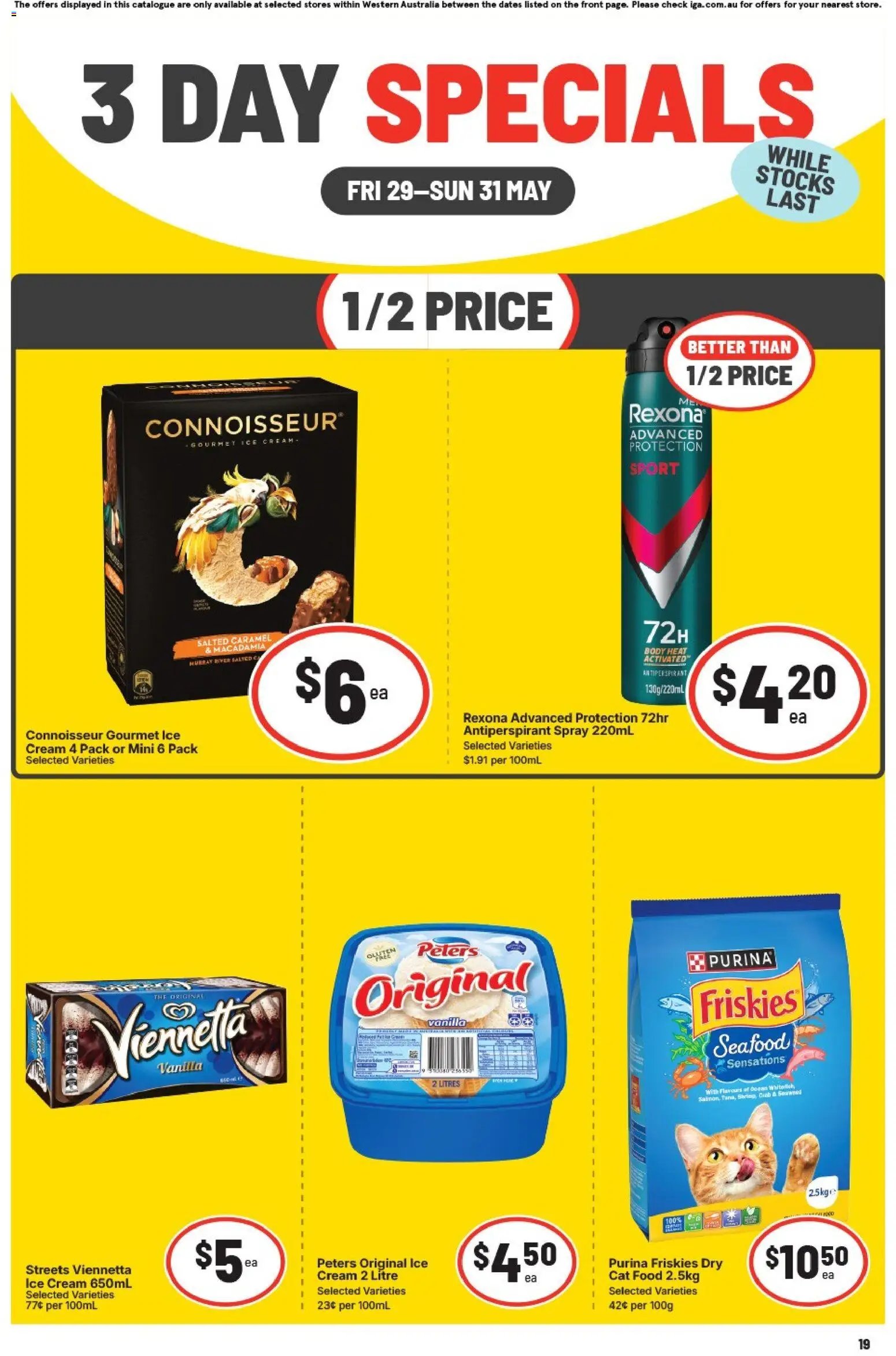 IGA catalogue 3 day special WA  Medium Metro (2026-05-29 - 2026-05-31) | 3
