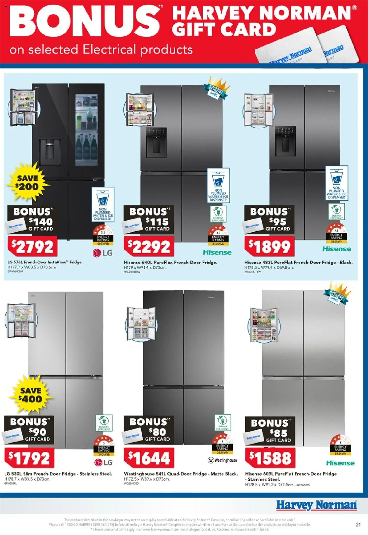 Harvey Norman Bonus Gift Card Catalogue (2026-05-18 - 2026-05-24) | 21