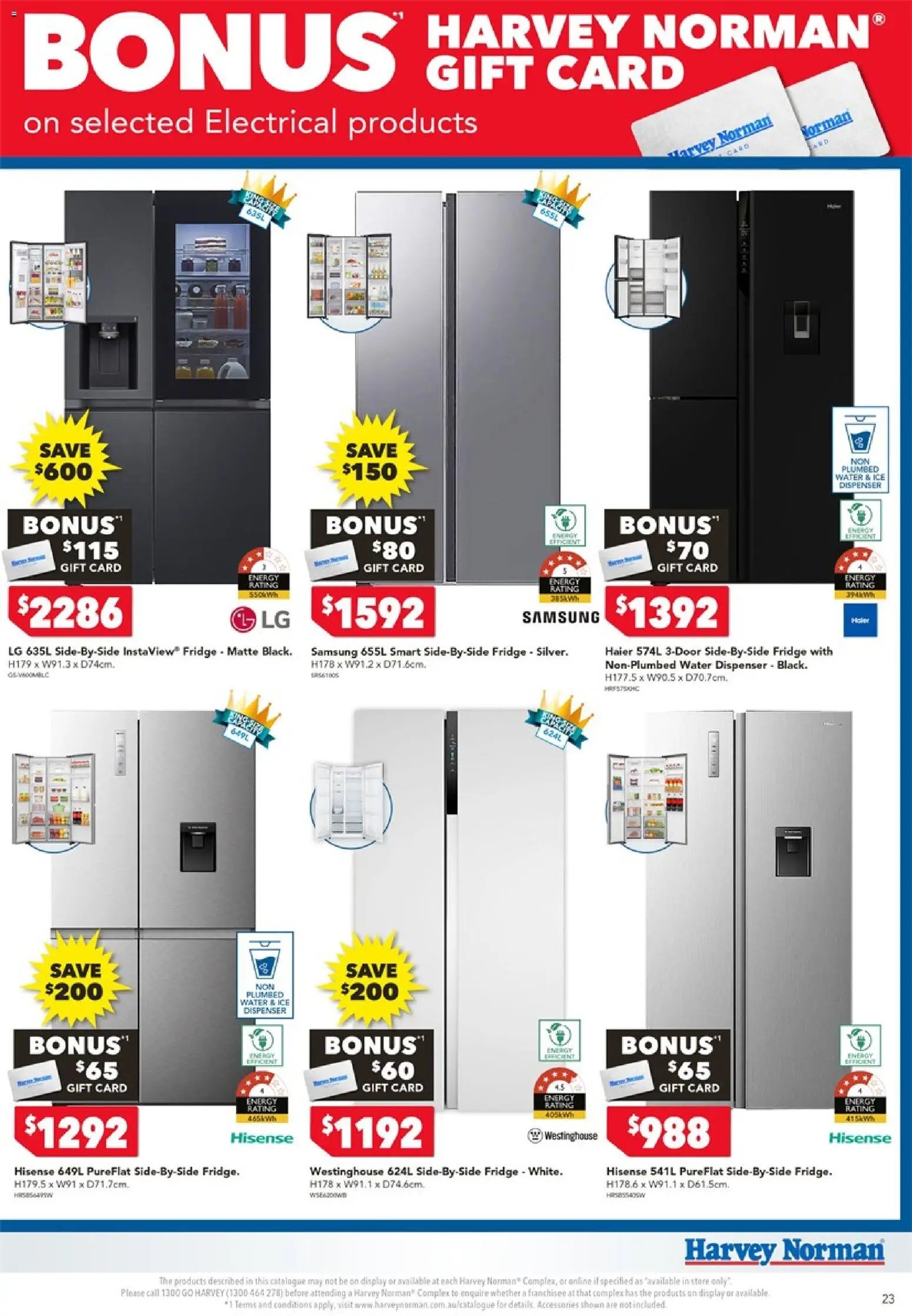 Harvey Norman Bonus Gift Card Catalogue (2026-05-18 - 2026-05-24) | 23