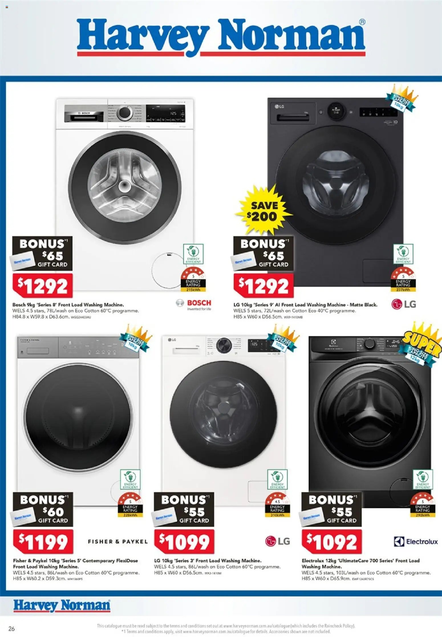 Harvey Norman Bonus Gift Card Catalogue (2026-05-18 - 2026-05-24) | 26