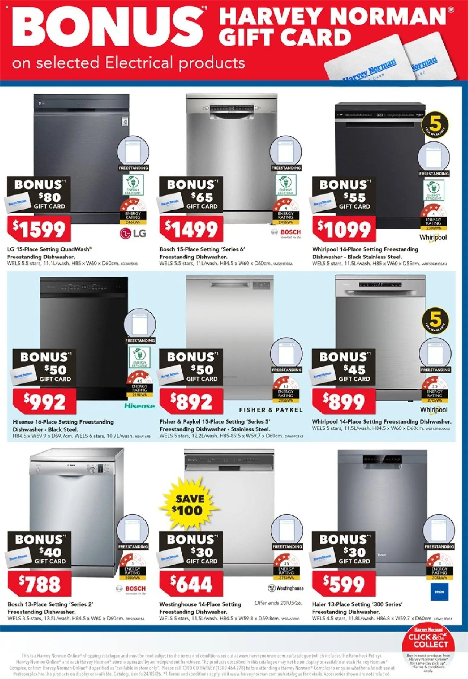 Harvey Norman Bonus Gift Card Catalogue (2026-05-18 - 2026-05-24) | 31