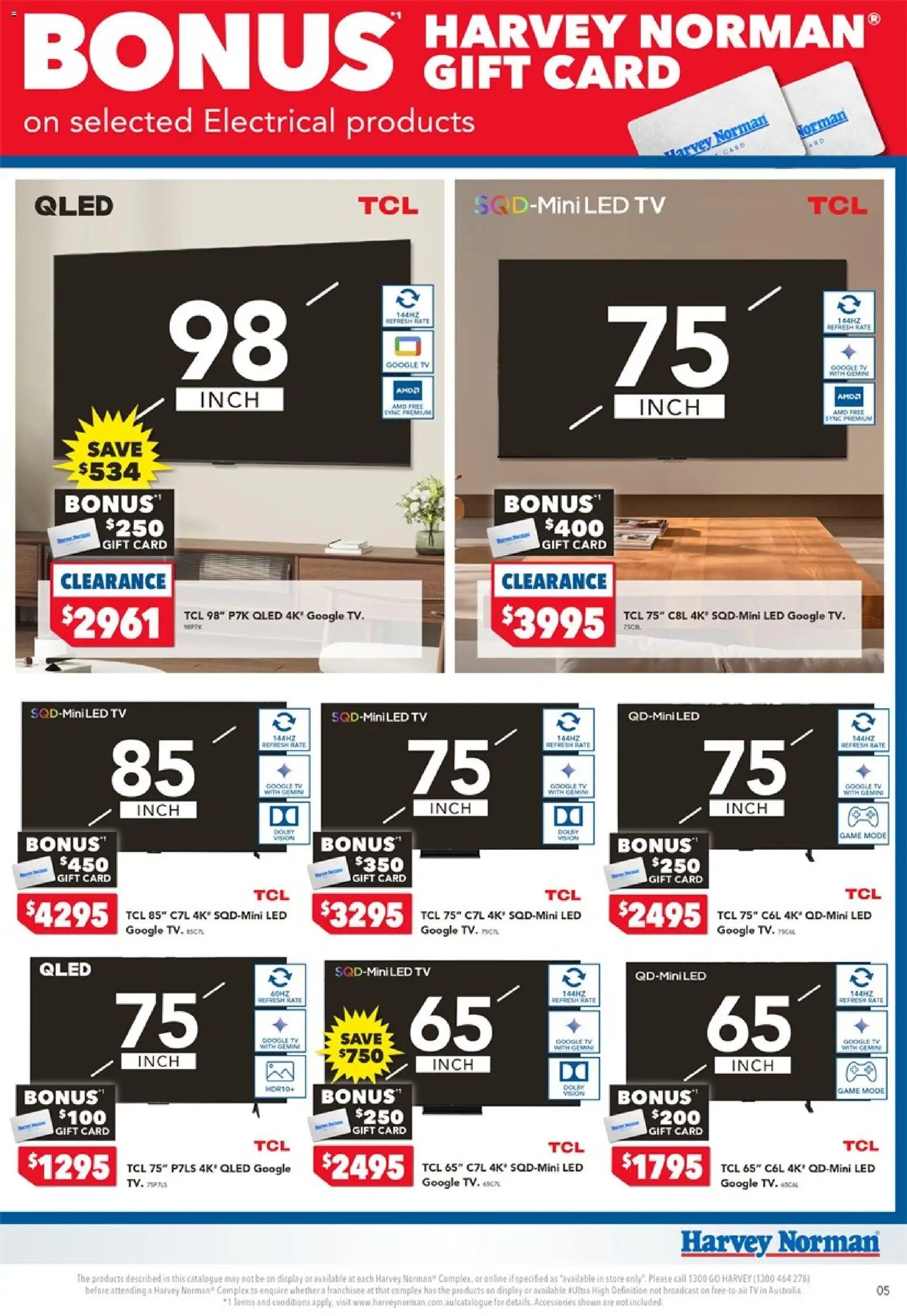 Harvey Norman Bonus Gift Card Catalogue (2026-05-18 - 2026-05-24) | 5