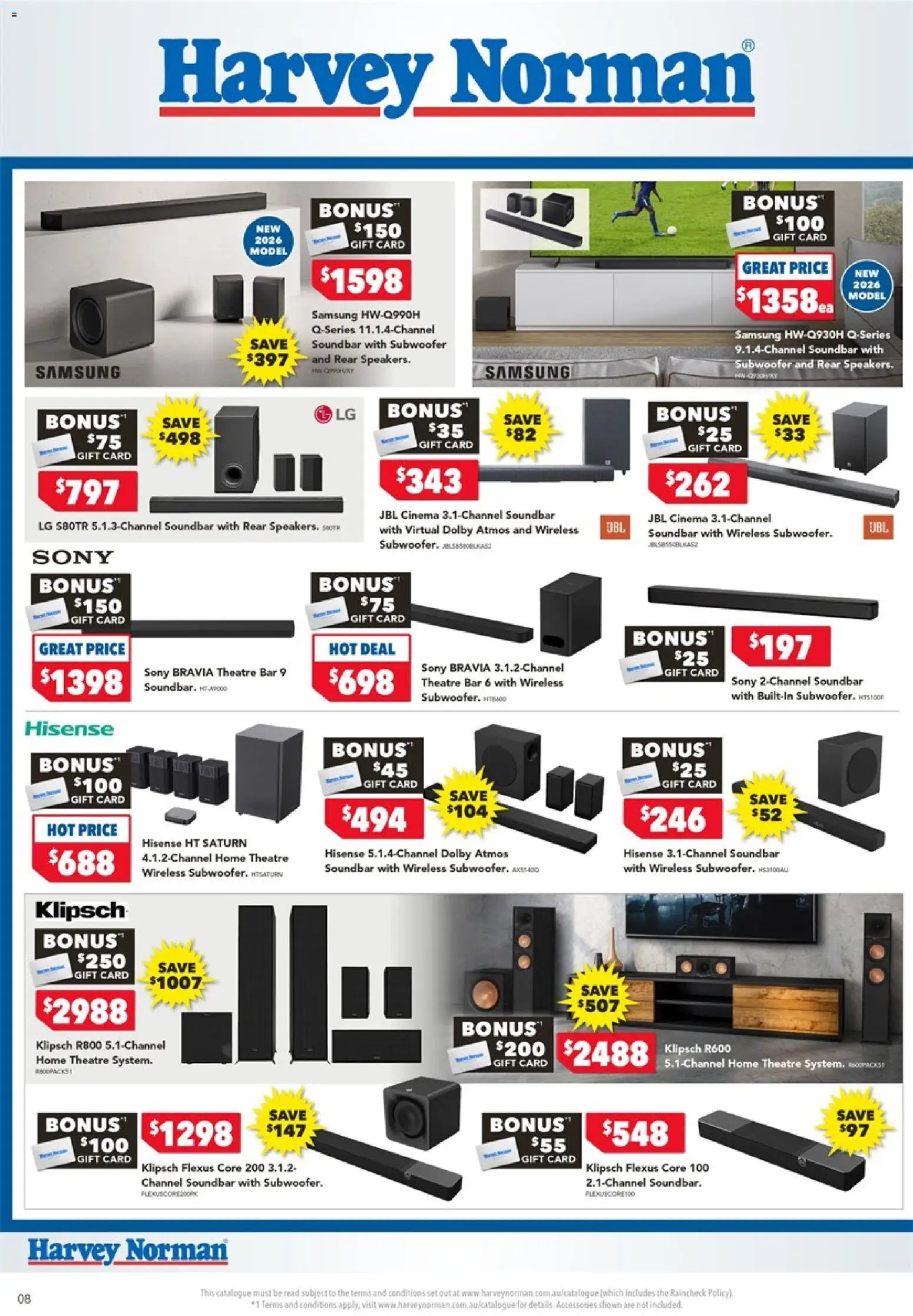 Harvey Norman Bonus Gift Card Catalogue (2026-05-18 - 2026-05-24) | 8