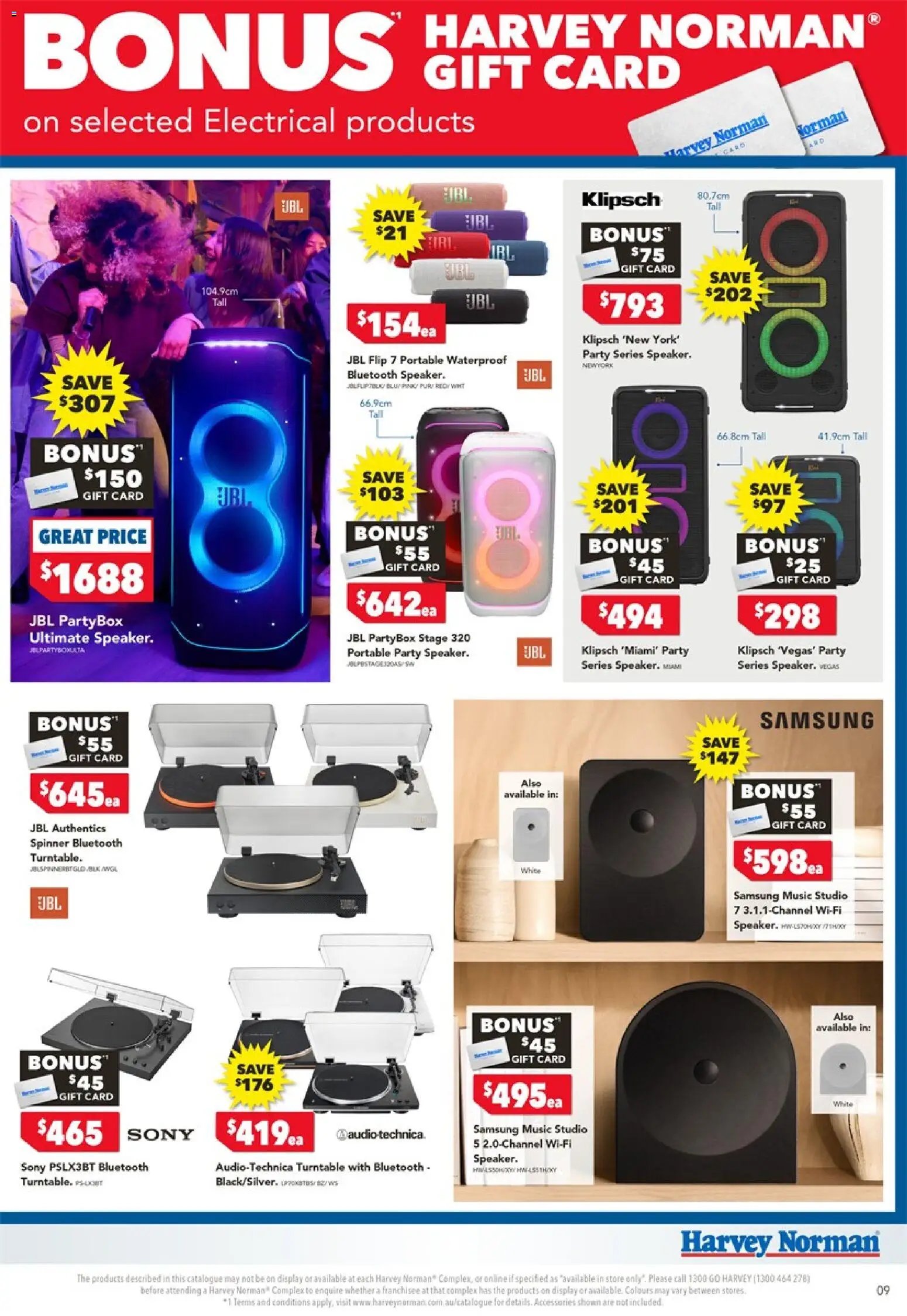 Harvey Norman Bonus Gift Card Catalogue (2026-05-18 - 2026-05-24) | 9