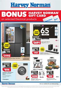 Harvey Norman Bonus Gift Card Catalogue (2026-05-18 - 2026-05-24)