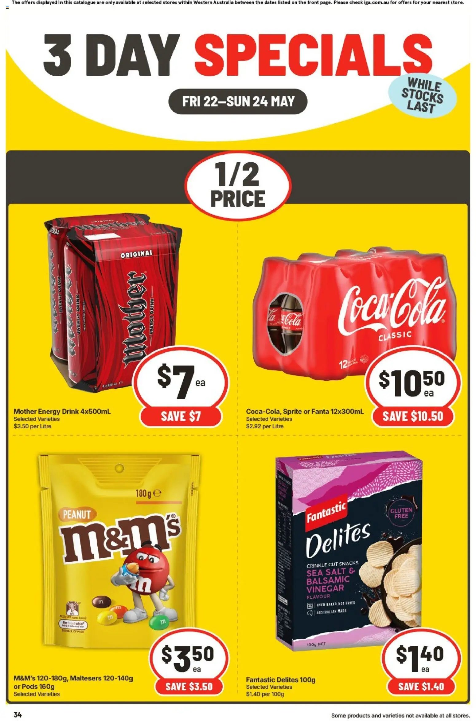 IGA 3 Day Specials - WA (2026-05-22 - 2026-05-24) | 2