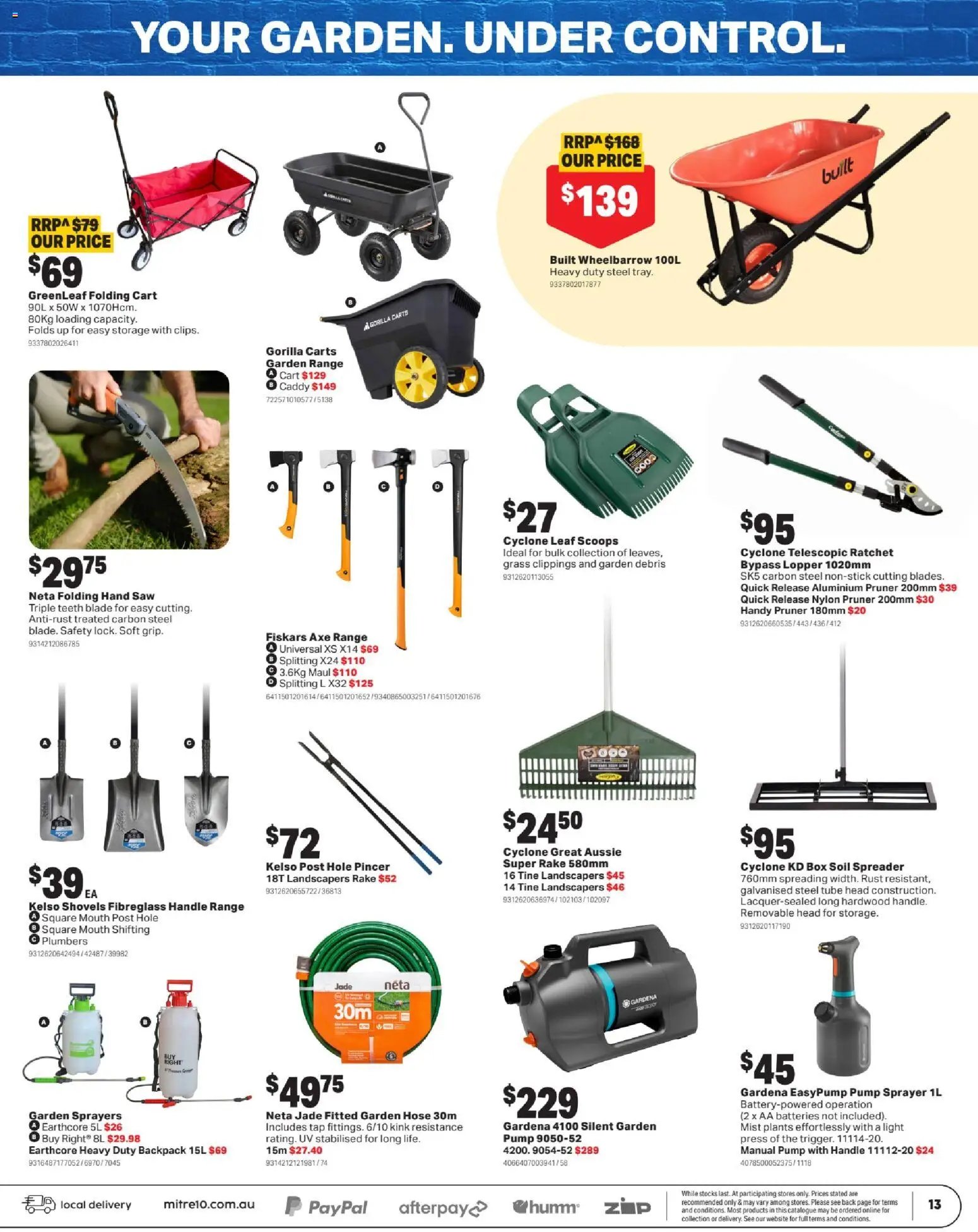 Mitre 10 End of financial year deals