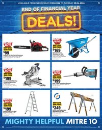 Mitre 10 End of financial year deals
