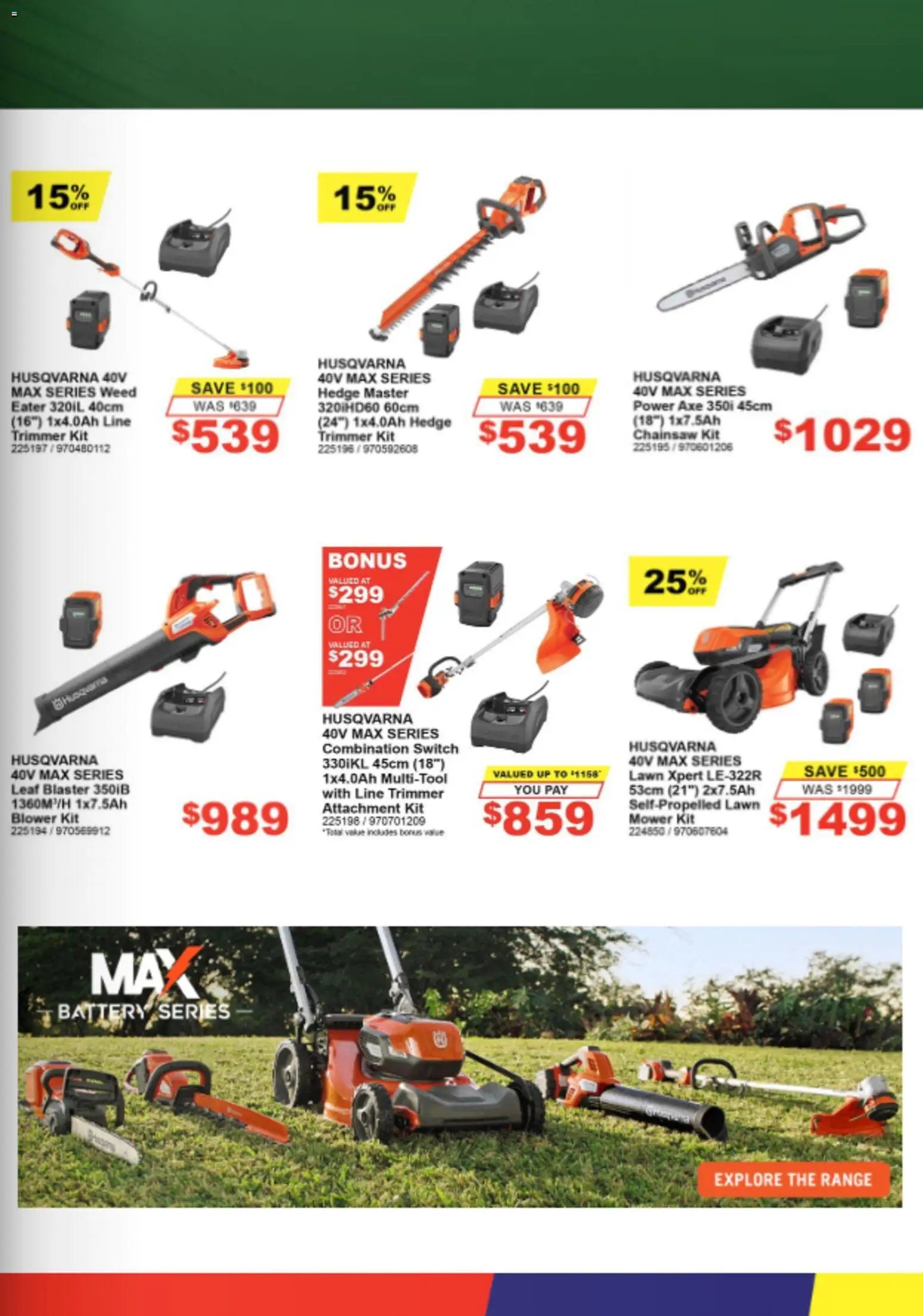 Total Tools catalogue