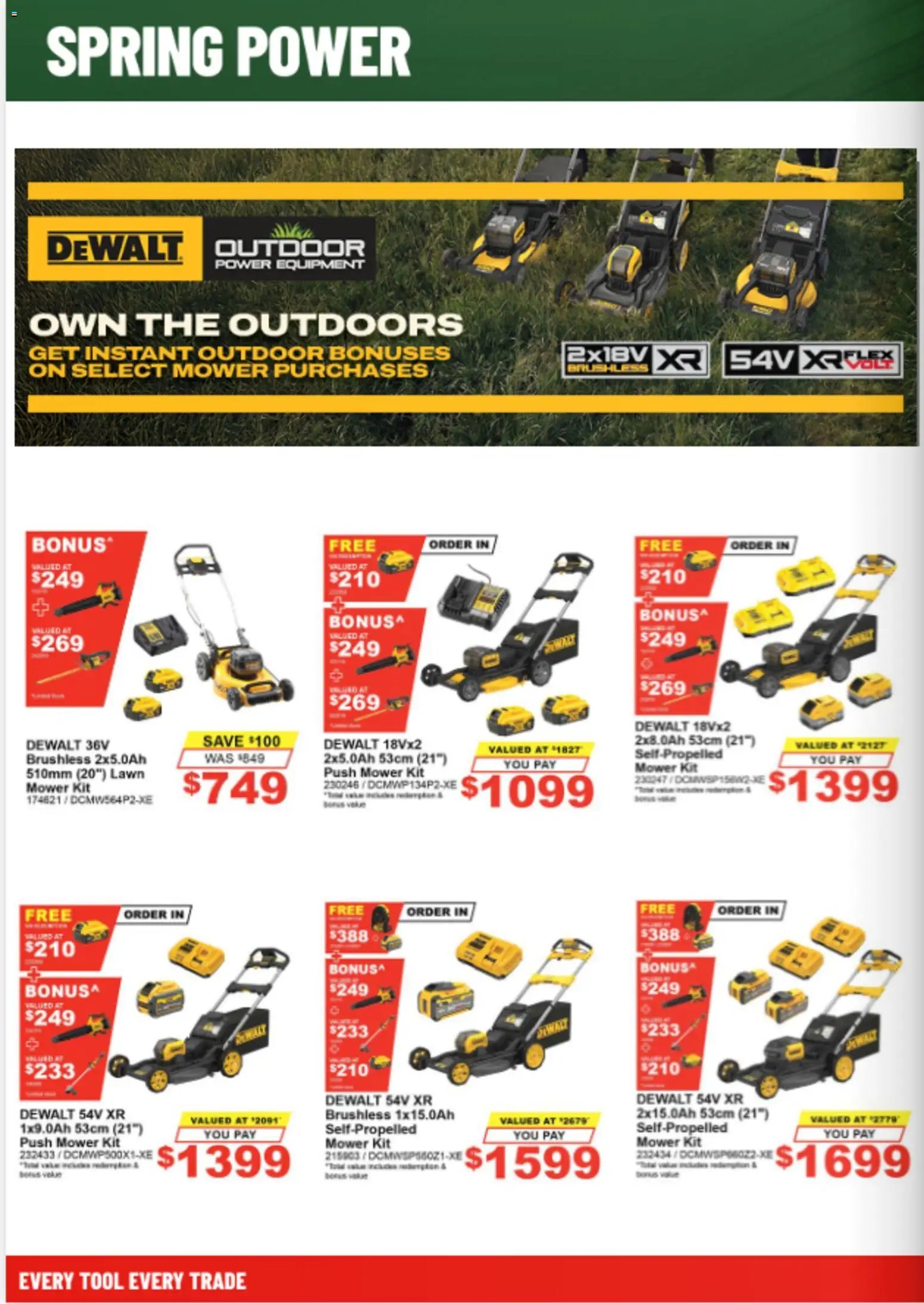 Total Tools catalogue