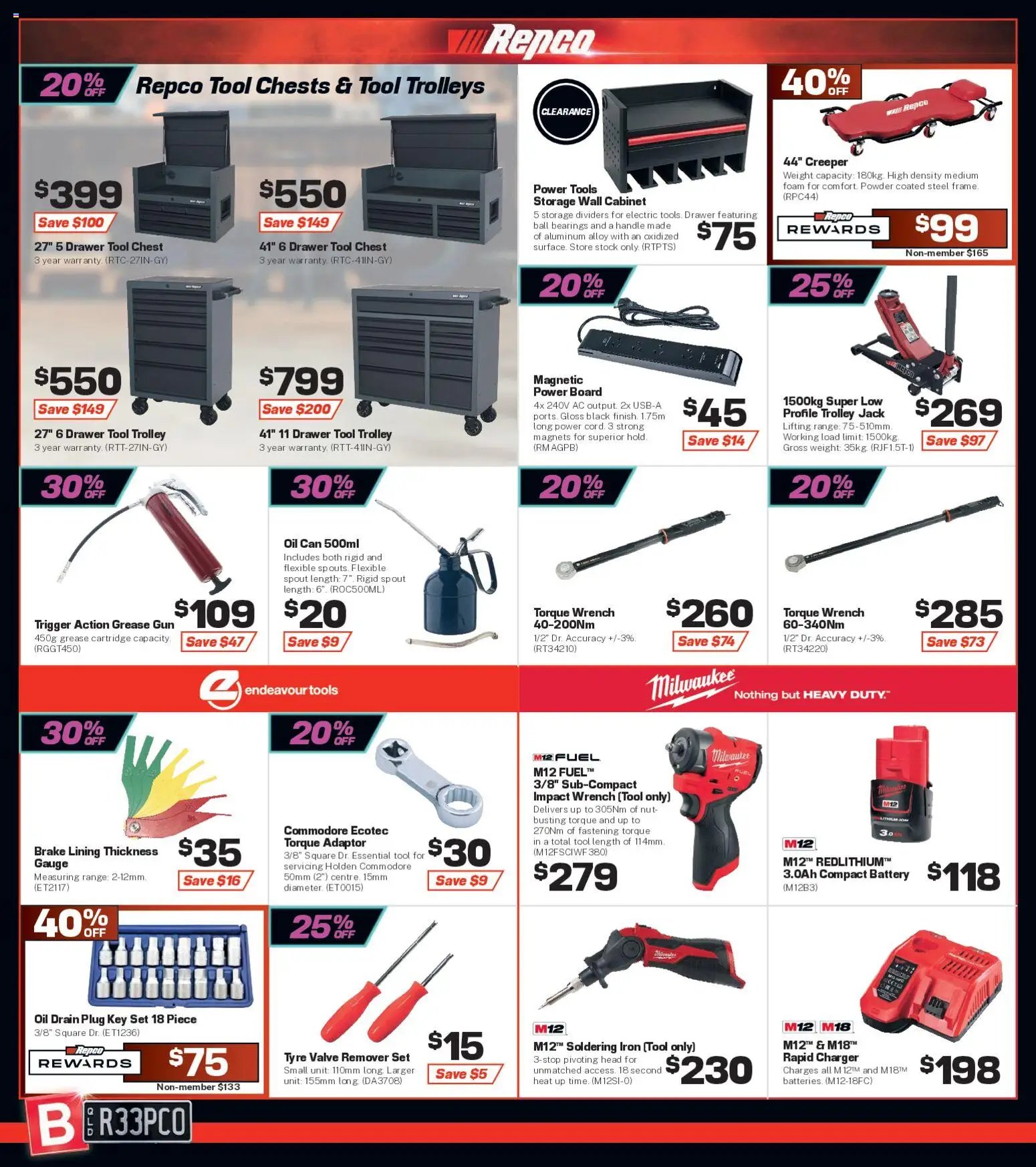 Repco catalogue